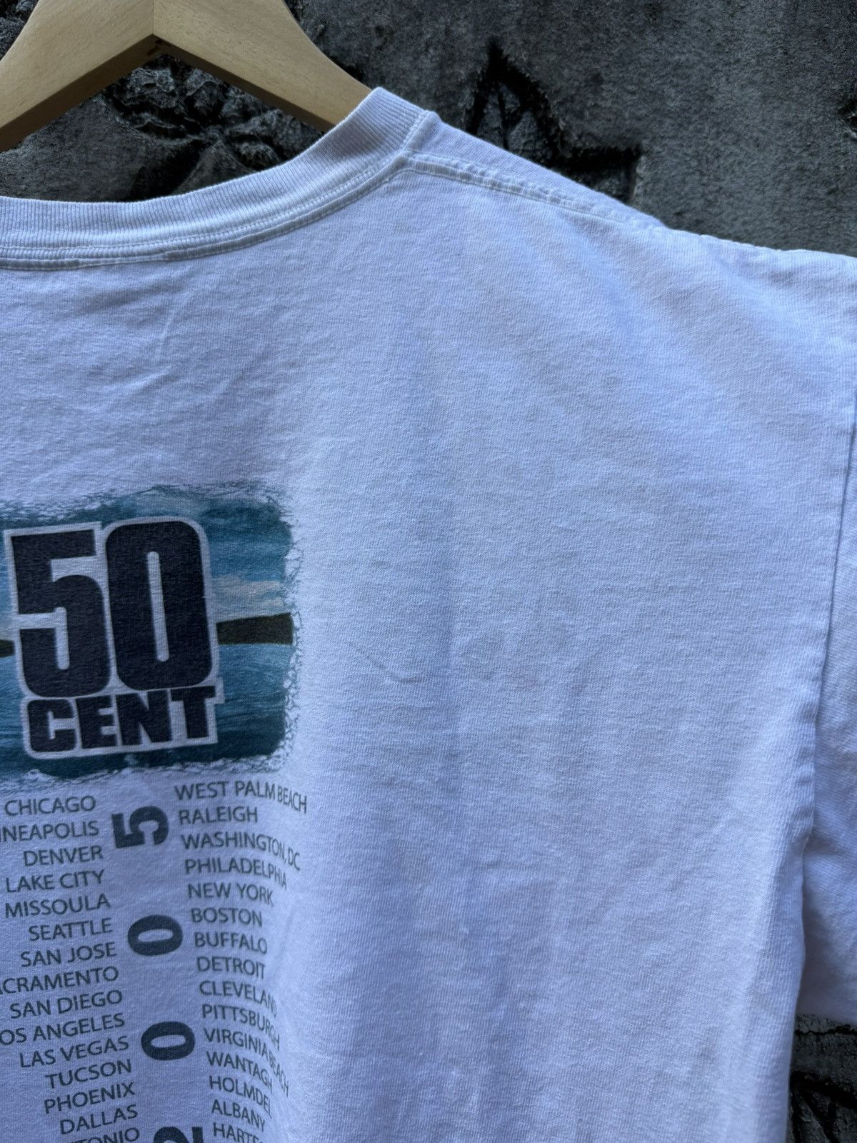 Rap Tees Vintage 50 Cent Rap 2005 Tour Shirt Size US L / EU 52-54 / 3 - 8 Thumbnail