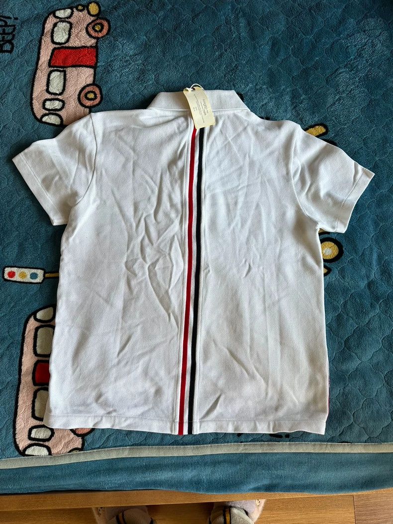 Thom Browne Thom Browne white polo Size US XXS / EU 40 - 4 Thumbnail