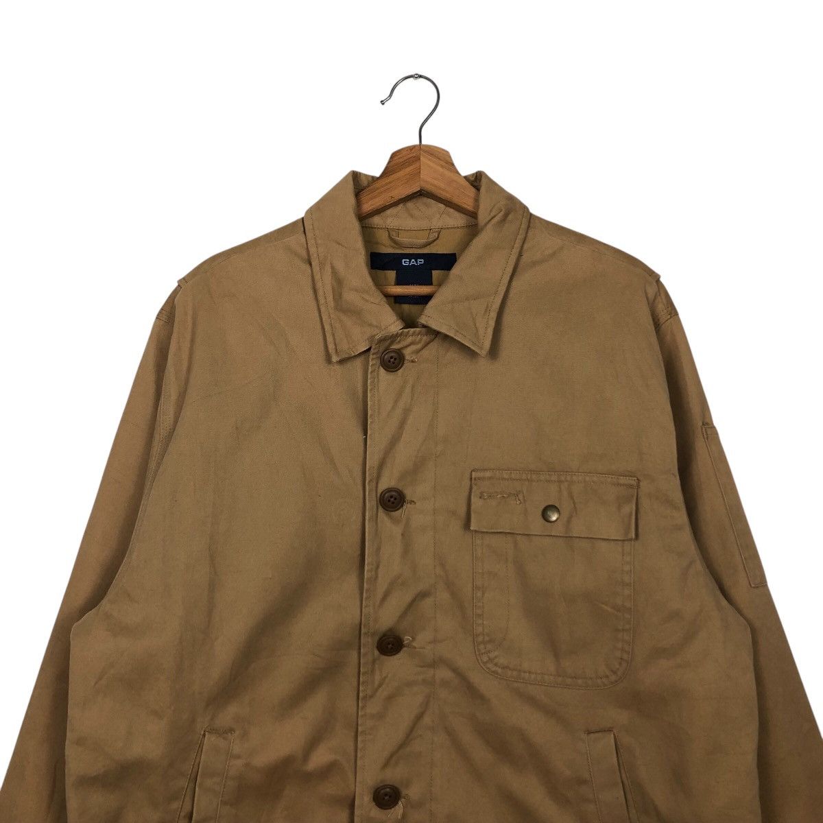 Japanese Brand 📌Vintage Biker Jacket Button Gap Detroit Duck Canvas Size US M / EU 48-50 / 2 - 4 Thumbnail