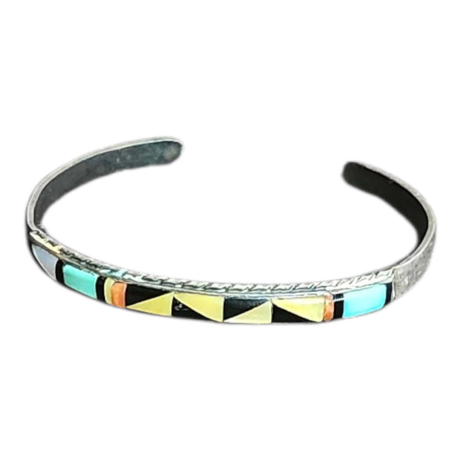 Other Sterling Bracelet Zuni John & Rosalie Bowannie JRB Navajo Size ONE SIZE - 2 Thumbnail