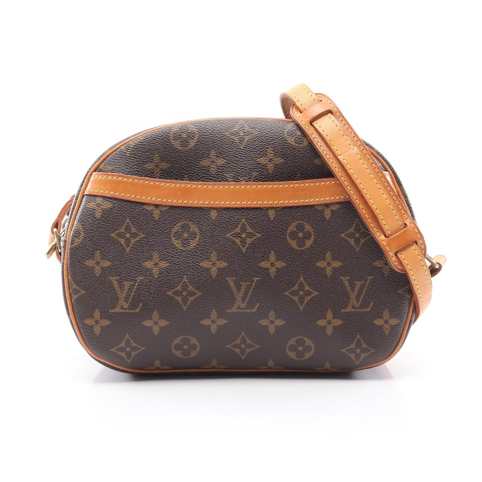 Louis Vuitton Louis Vuitton Blois Monogram Shoulder Bag Canvas Shoulder Bag M51221 in Brown, Women's