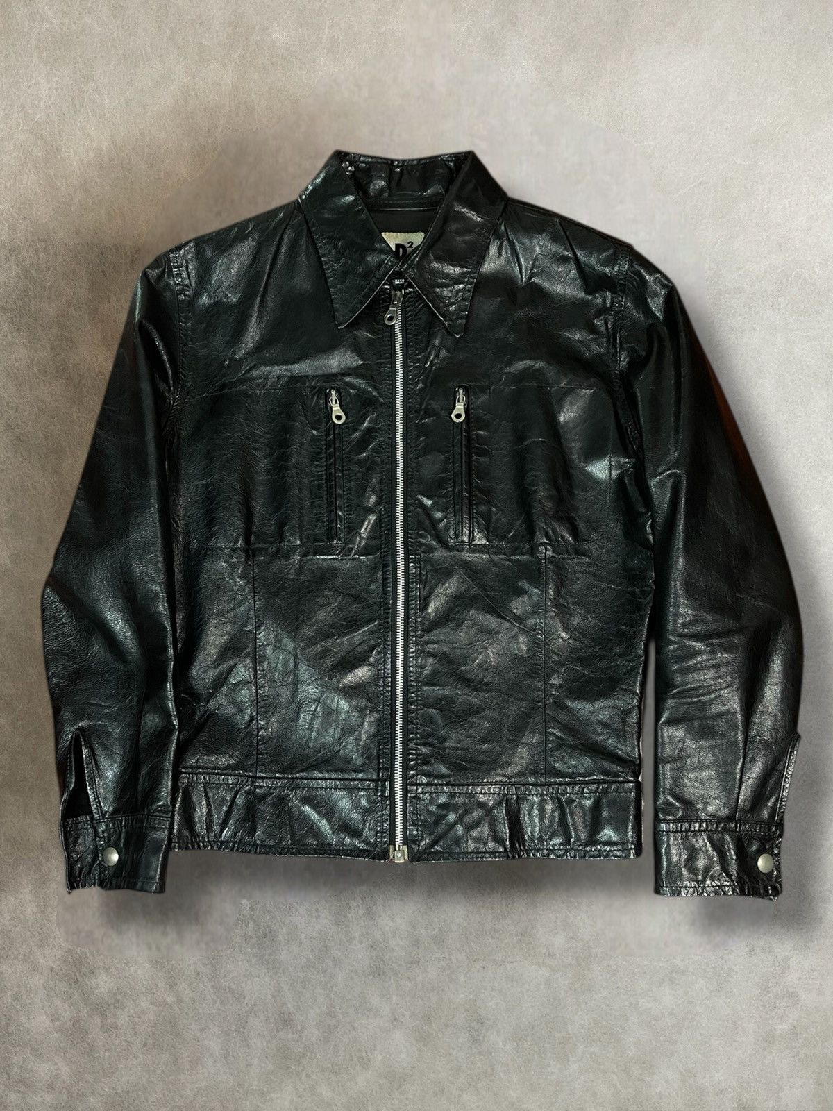 Dsquared2 Fw1996 Dsquared2 biker leather jacket Size US M / EU 48-50 / 2 - 1 Thumbnail