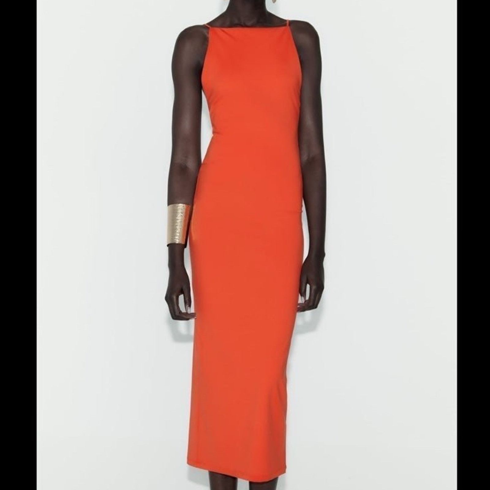 Zara ZARA FITTED LONG TANK DRESS - Size S - BRAND NEW Size S / US 4 / IT 40 - 3 Thumbnail