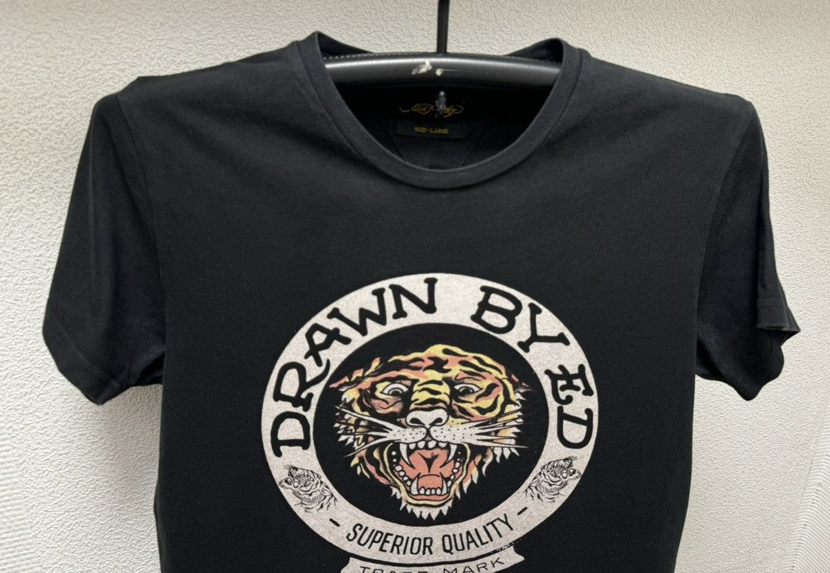 Ed Hardy Ed Hardy Tiger big logo black t-shirt L-Xl Christian Audigi Size US L / EU 52-54 / 3 - 3 Thumbnail