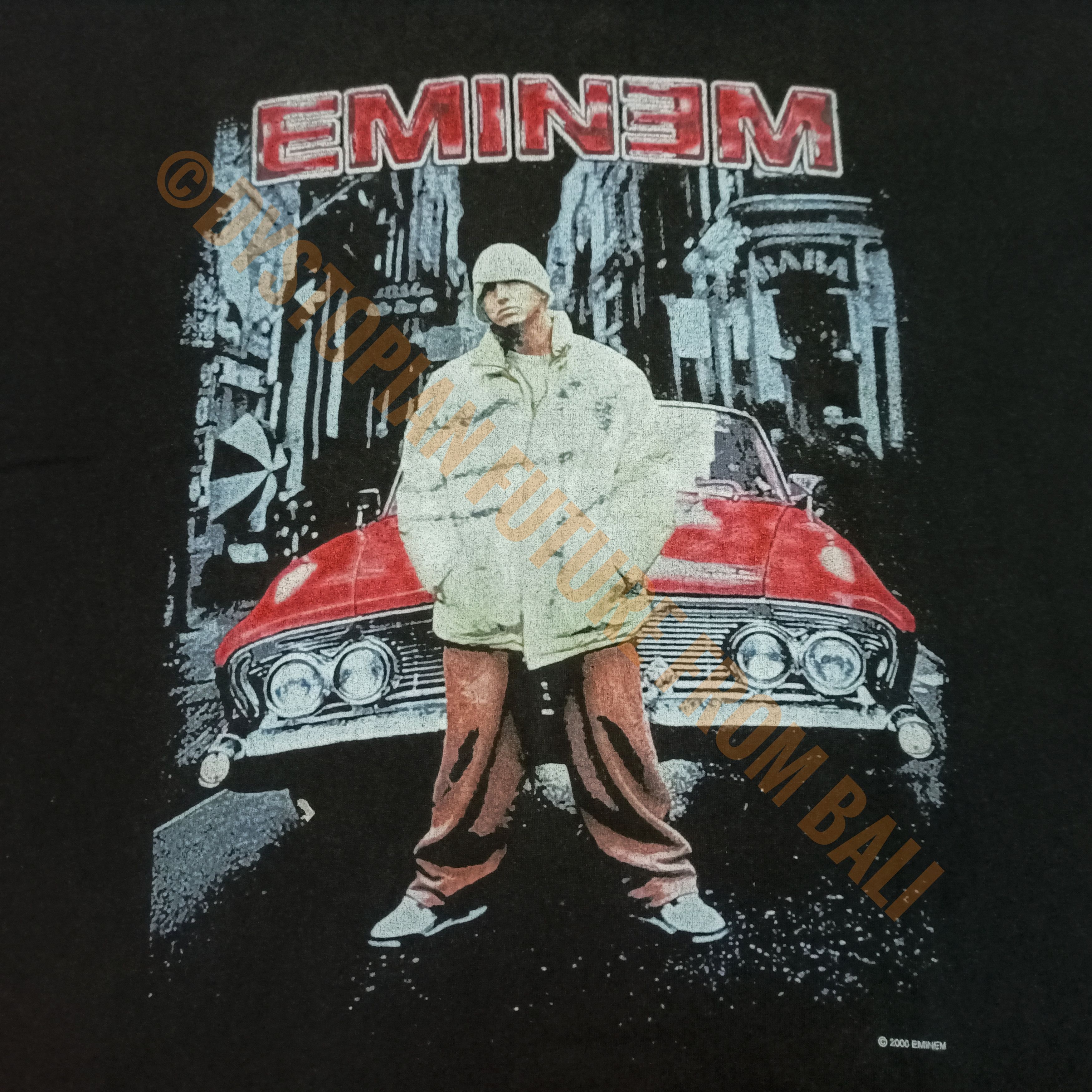 Eminem × Rap Tees × Vintage Vintage 2000 Eminem - Lowrider Rapper Singer Music T-shirt Size US L / EU 52-54 / 3 - 2 Thumbnail