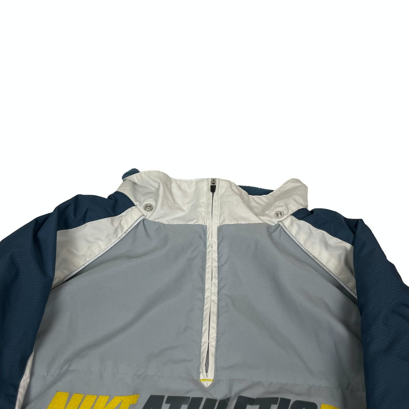Nike × Vintage Nike Athletic 72 Men Gray 1/4 Zip Windbreaker Jacket Size US M / EU 48-50 / 2 - 4 Thumbnail