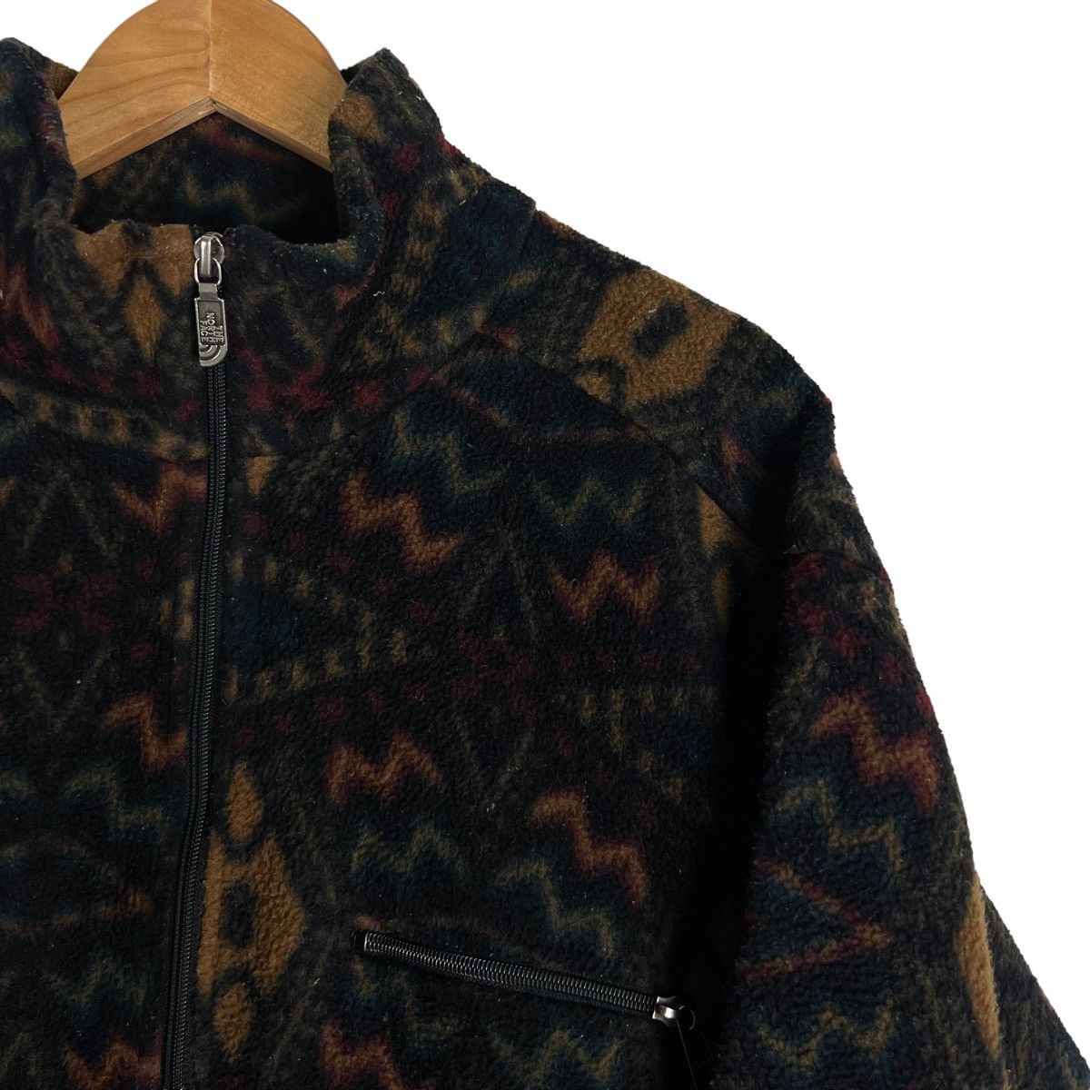 The North Face 🔥90’s Vintage The North Face Navajo Aztec Design Fleece Size US L / EU 52-54 / 3 - 5 Thumbnail