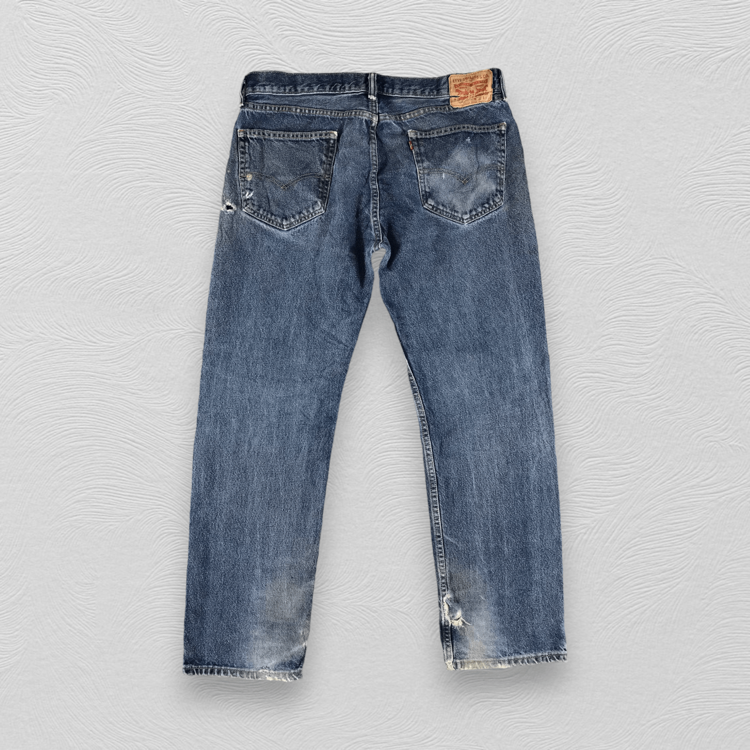 Levi's Vintage Levis 505 Jeans Distressed Denim KJ1377 Size US 36 / EU 52 - 2 Thumbnail