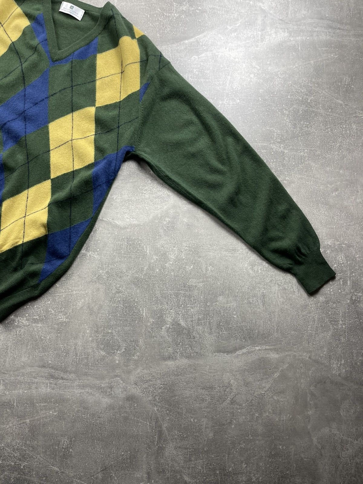Ballantyne Vintage Ballantyne Argyle Sweater Super Geelong Lambswool Size US M / EU 48-50 / 2 - 4 Thumbnail