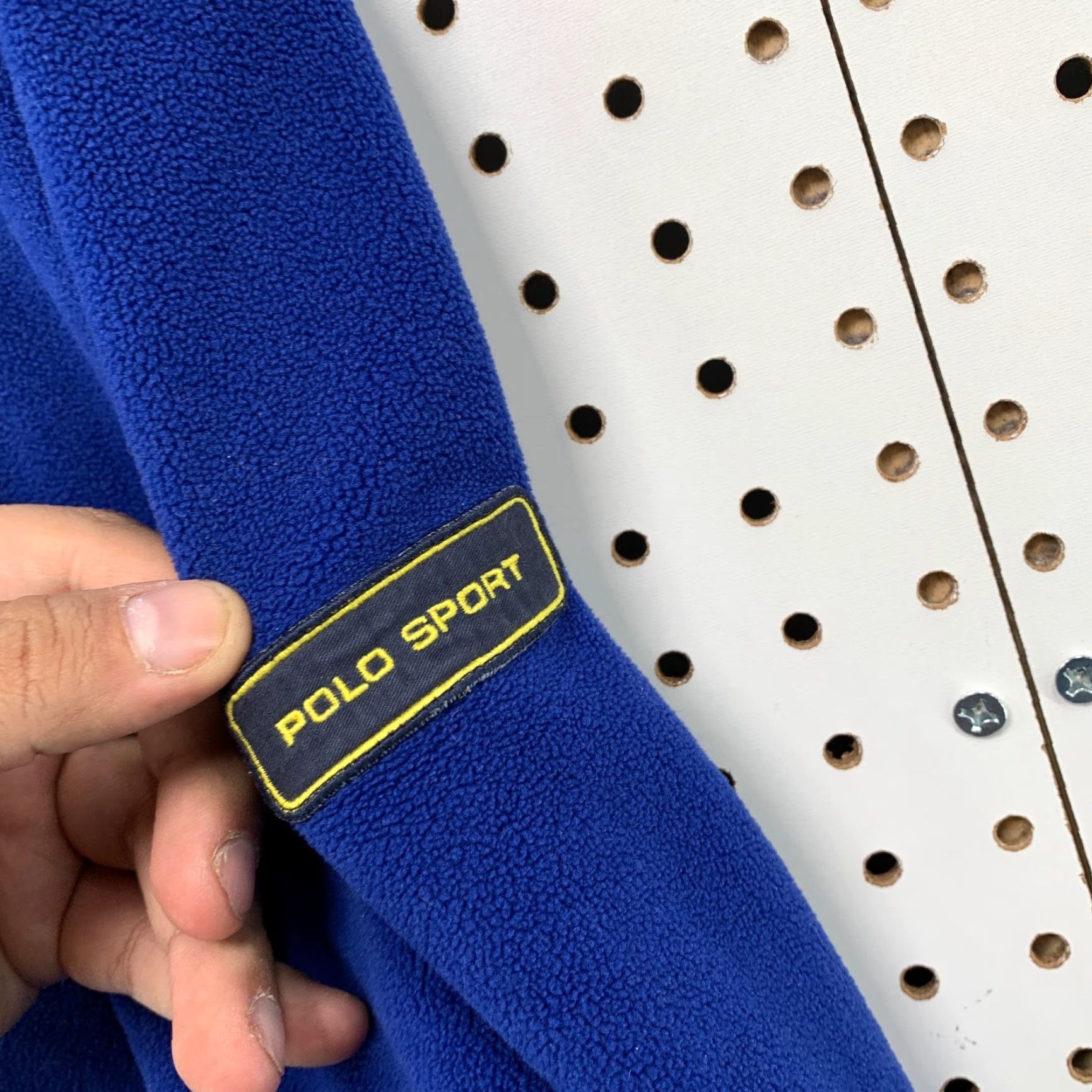 Vintage VINTAGE Polo Sport Ralph Lauren Fleece Zip Pullover Mens L Blue Kangaroo Pocket Polo Sport Fleece Zip Pullover Mens L Blue Kangaroo Pocket Size US L / EU 52-54 / 3 - 7 Thumbnail