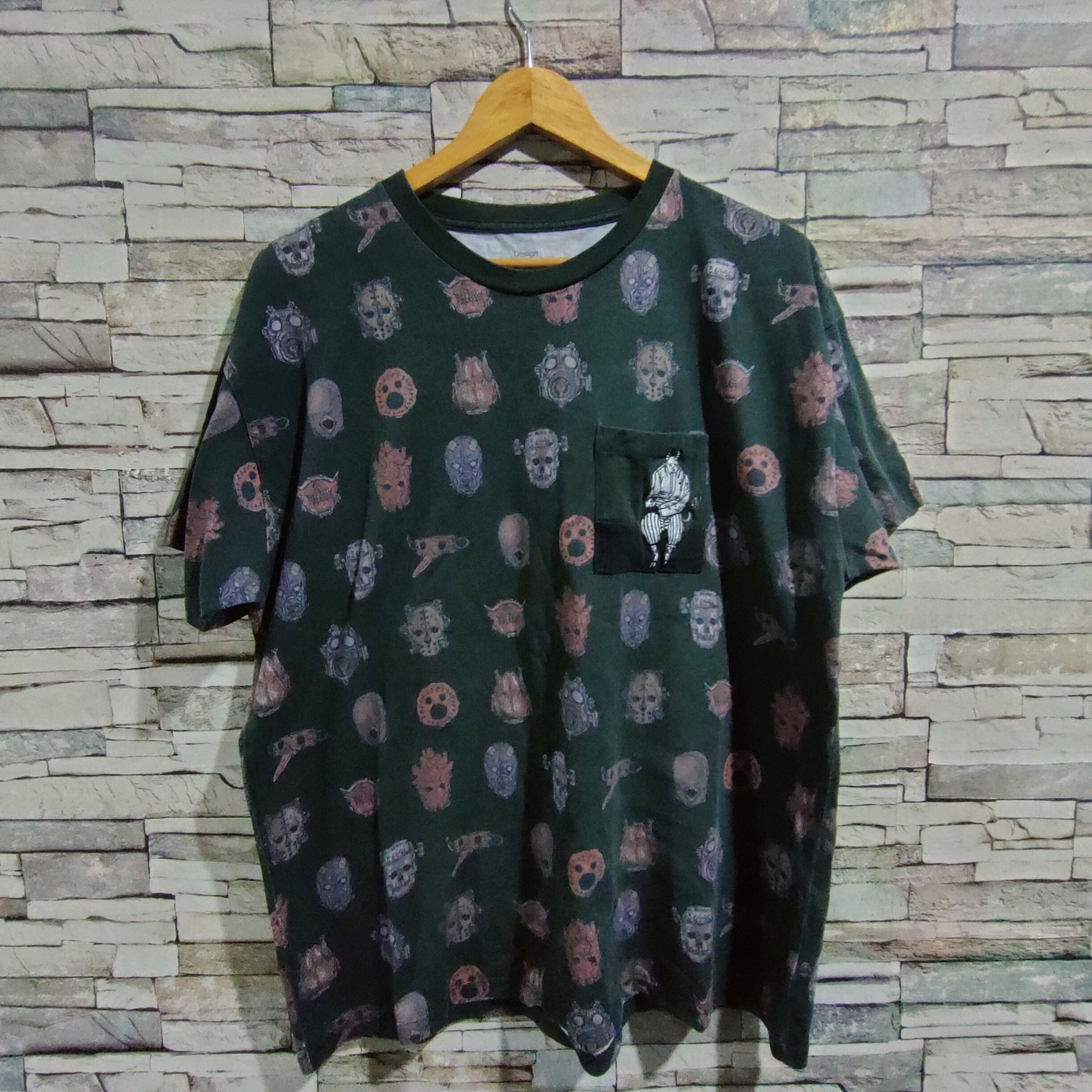 Anime × Cartoon Network × Japanese Brand Anime Dorohedoro Full Print pocket tee Size US M / EU 48-50 / 2 - 2 Thumbnail