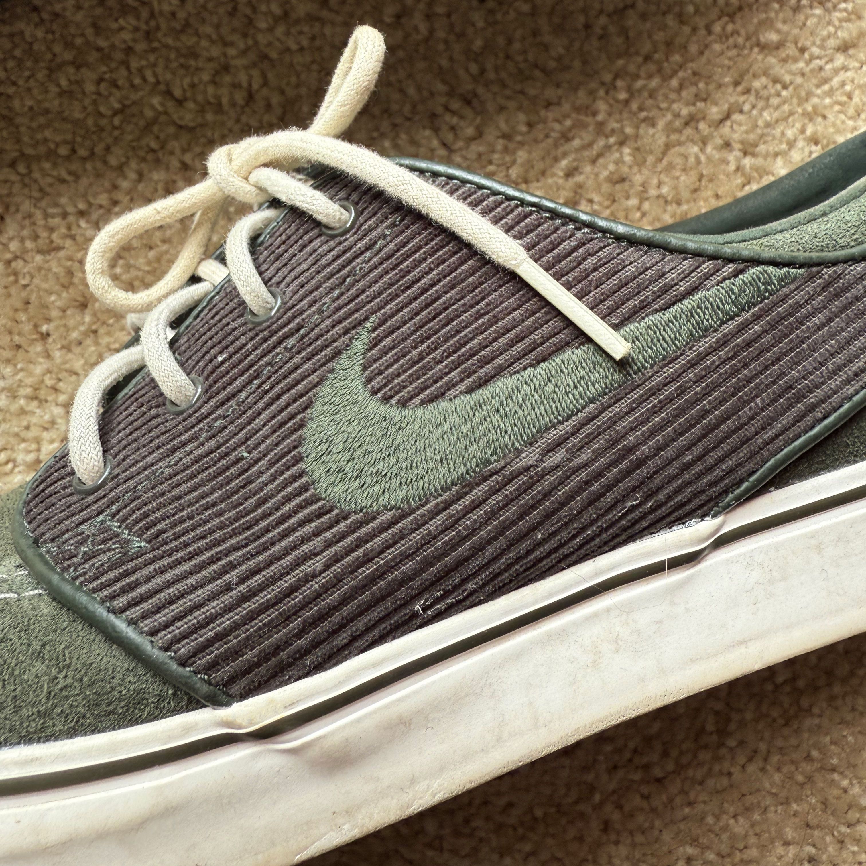 Nike SB Nike Men SB Stefan Janoski Green Corduroy Shoes Size US 8.5 / EU 41-42 - 4 Thumbnail