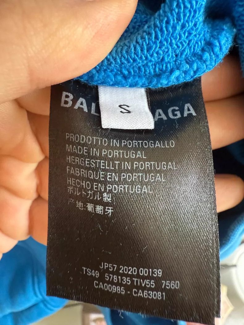 Balenciaga Balenciaga Blue Mailbox Hoodie Size US S / EU 44-46 / 1 - 4 Thumbnail