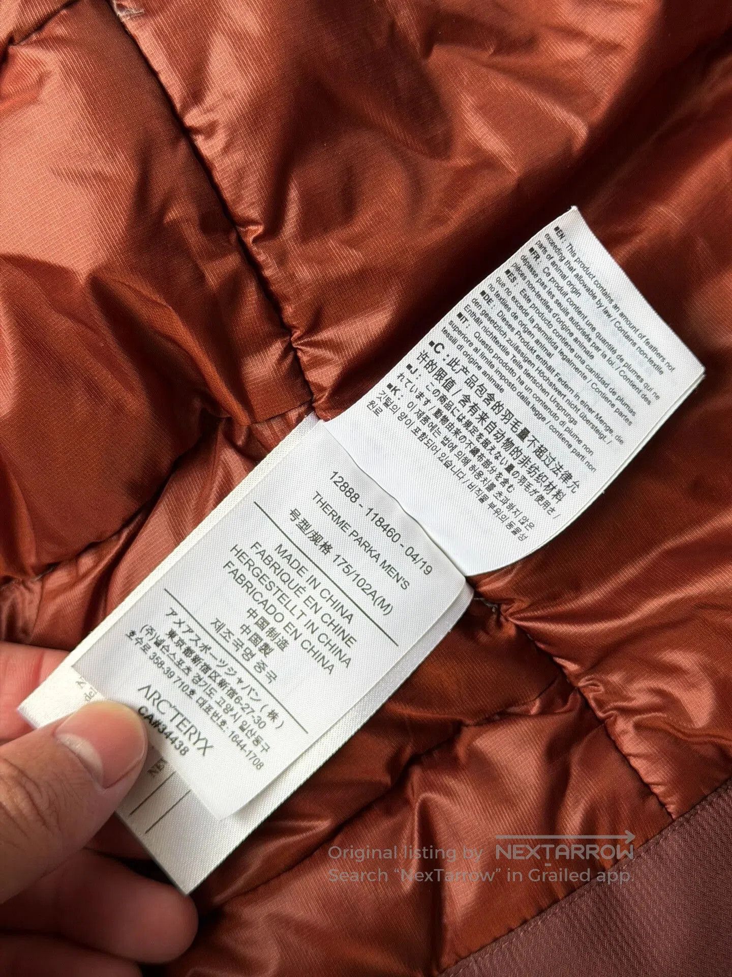 Arc'teryx Arc'teryx Therme Parka Men's Down Coat. Size US M / EU 48-50 / 2 - 5 Thumbnail