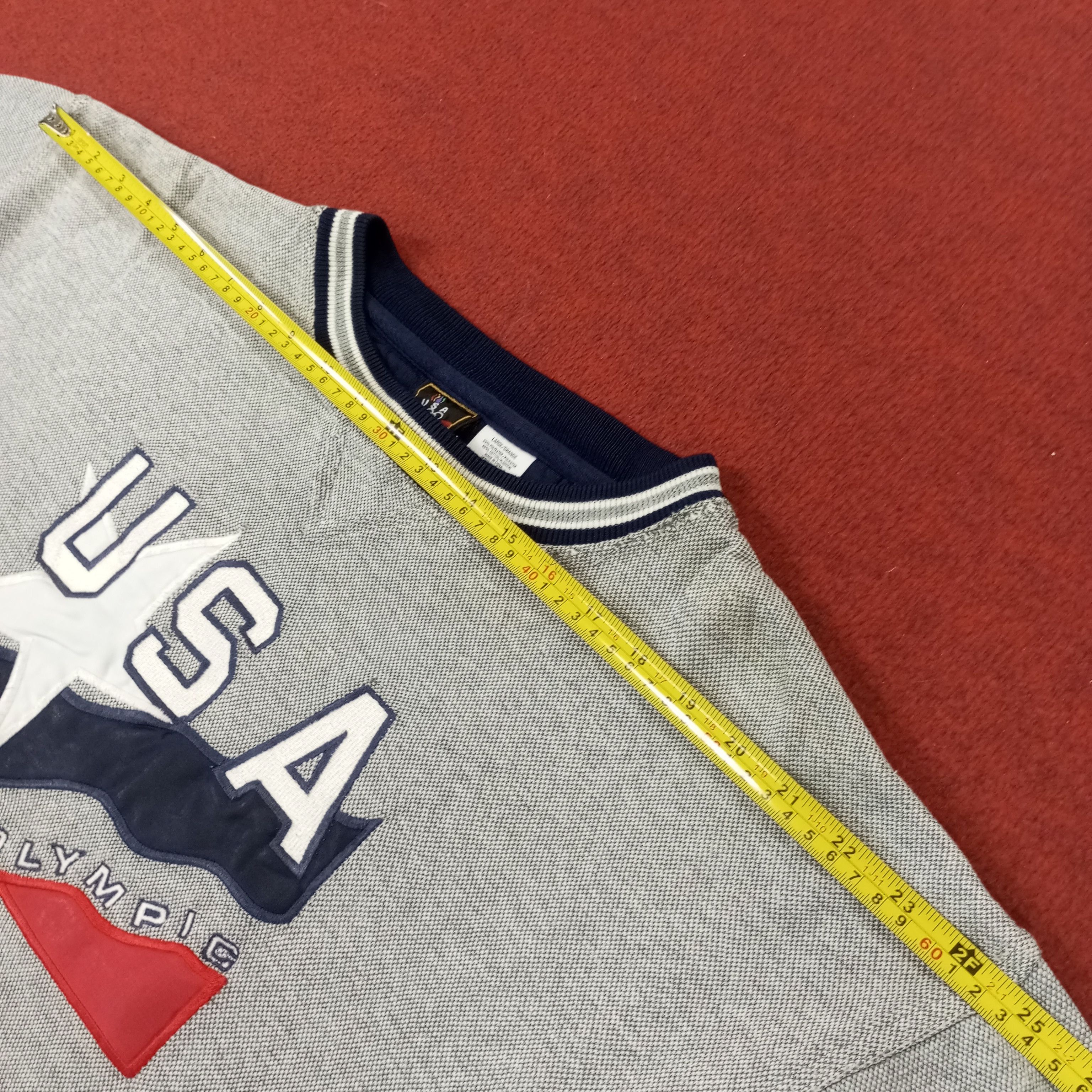 USA Olympics × Vintage USA Olympic Center Design Streetwear Style Sweatshirt Size US L / EU 52-54 / 3 - 8 Thumbnail