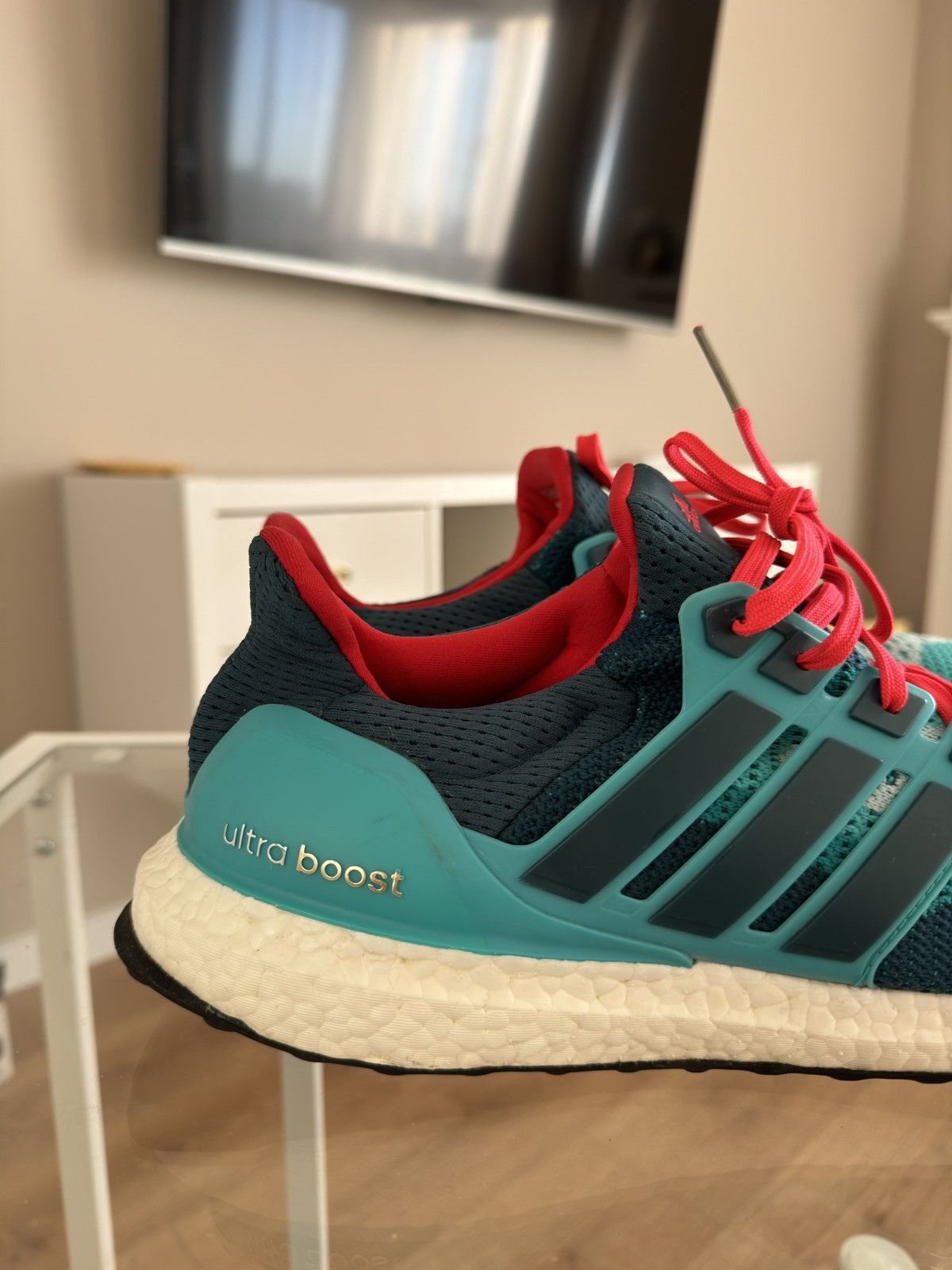 Adidas × Vintage adidas Ultra Boost 2.0 Mineral Green 2015 Size US 11.5 / EU 44-45 - 2 Thumbnail