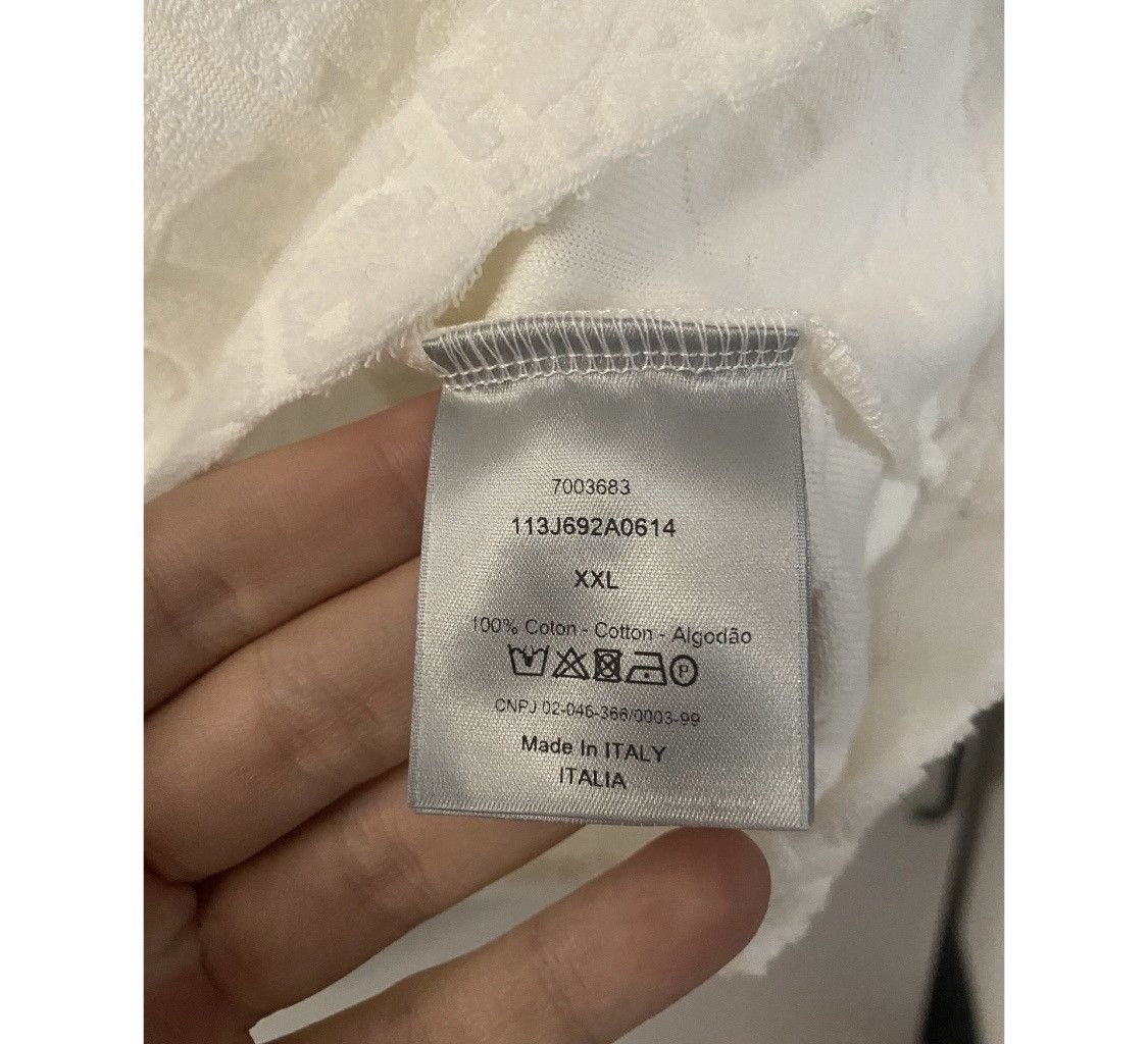 Dior Dior luxury oblique towel tee Size US XXL / EU 58 / 5 - 4 Thumbnail