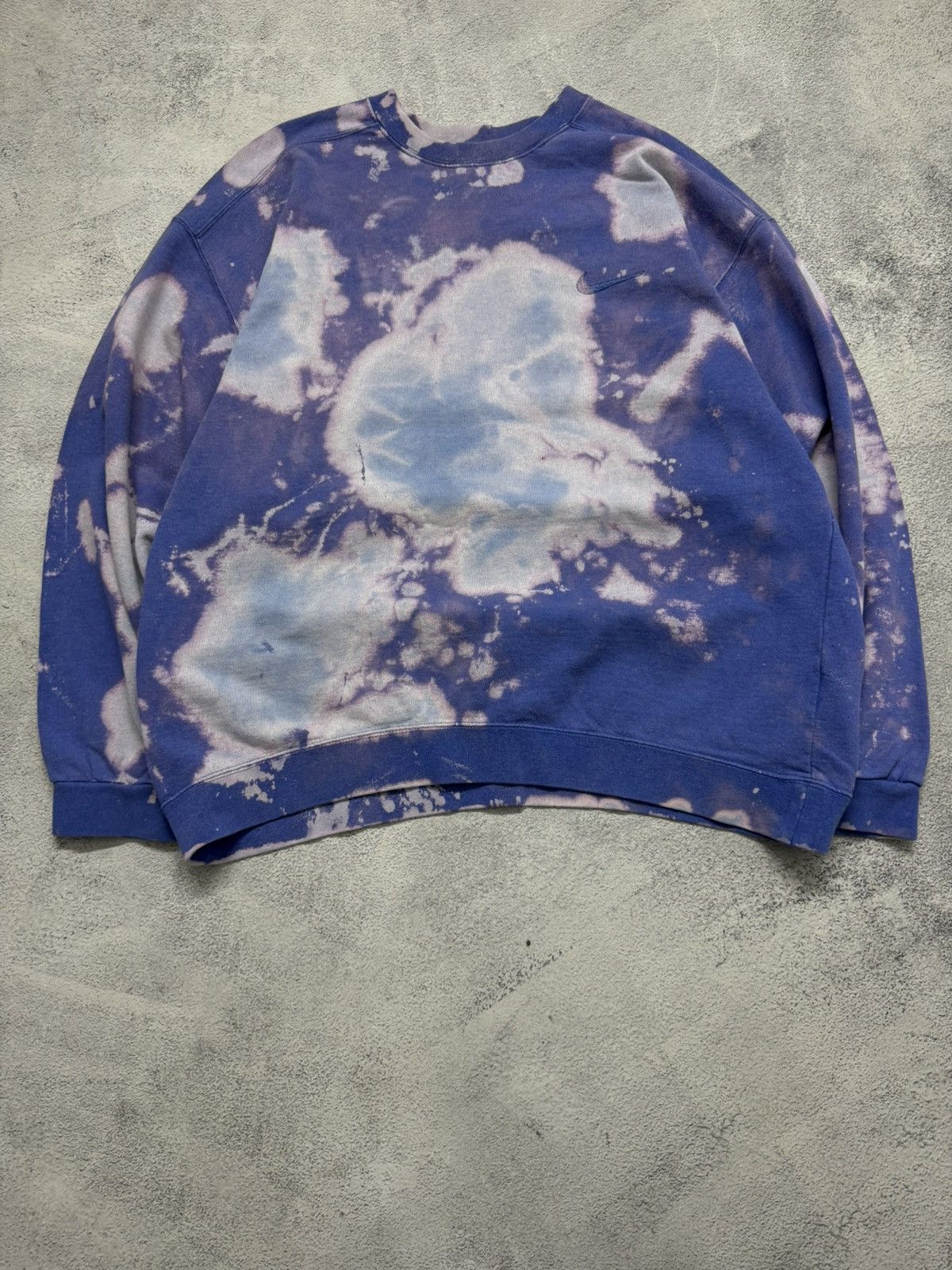 Nike Vintage Y2k Custom Nike Mini Swoosh Sweatshirt Faded 90’s Size US XL / EU 56 / 4 - 7 Thumbnail