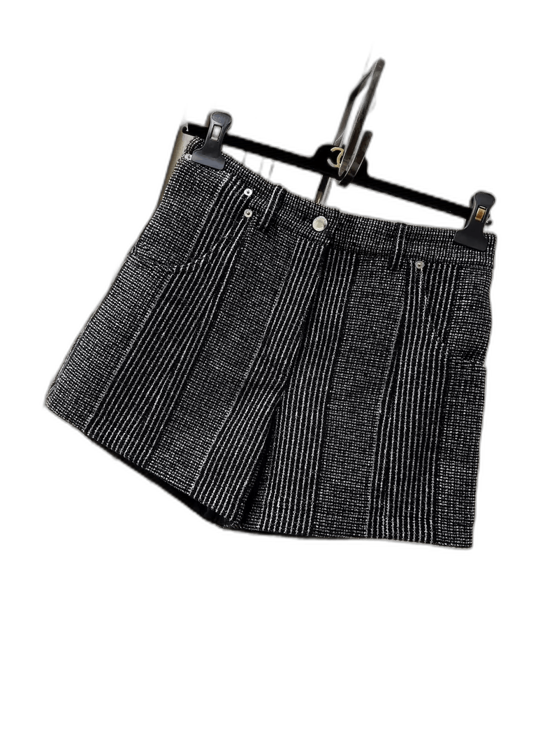 Louis Vuitton Louis Vuitton Striped Tweed Shorts Size 34-2506 Size 33" - 1 Thumbnail
