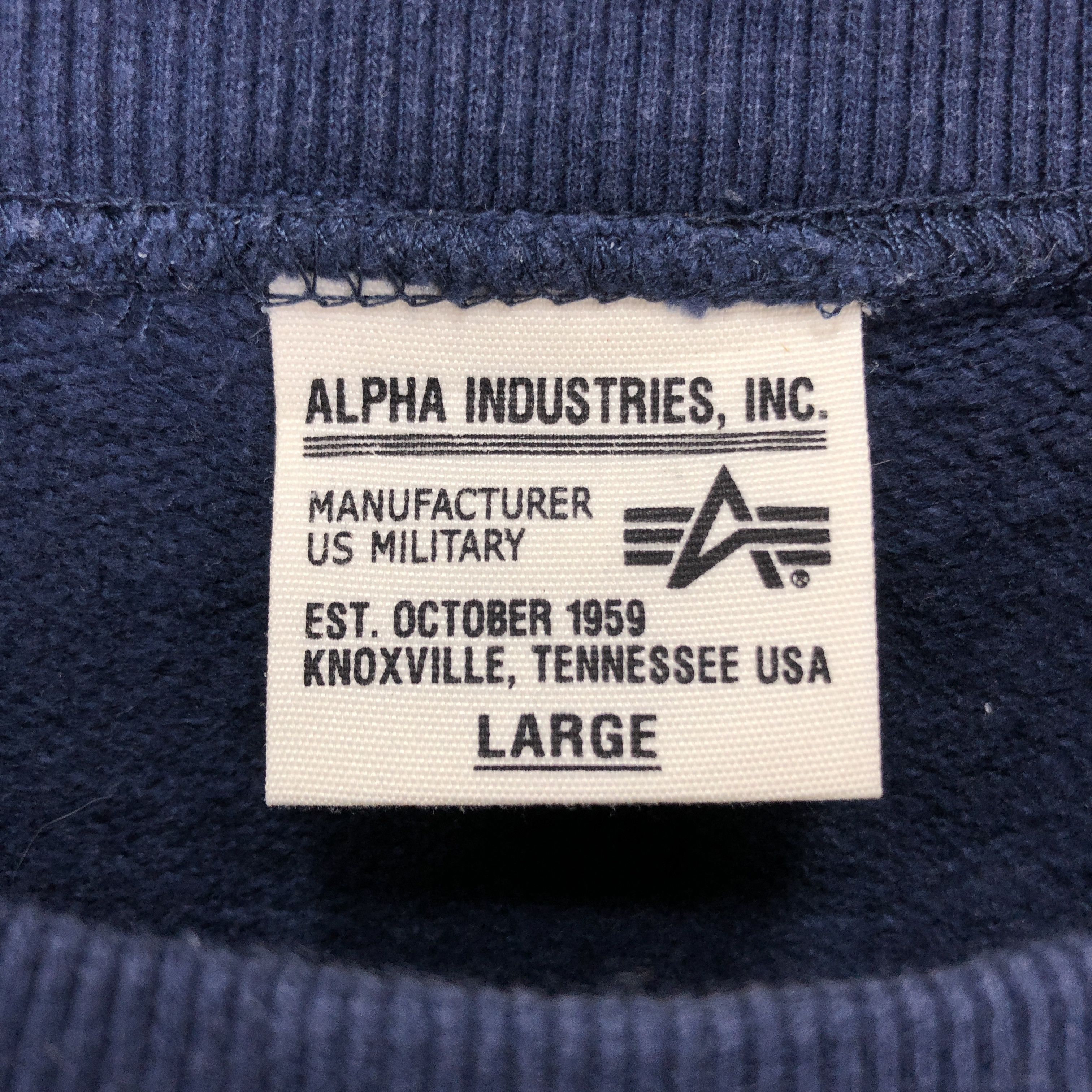Alpha Industries ALPHA INDUSTRIES Air Forces Crew Neck Sweatshirt #1046/AK Size US M / EU 48-50 / 2 - 7 Thumbnail