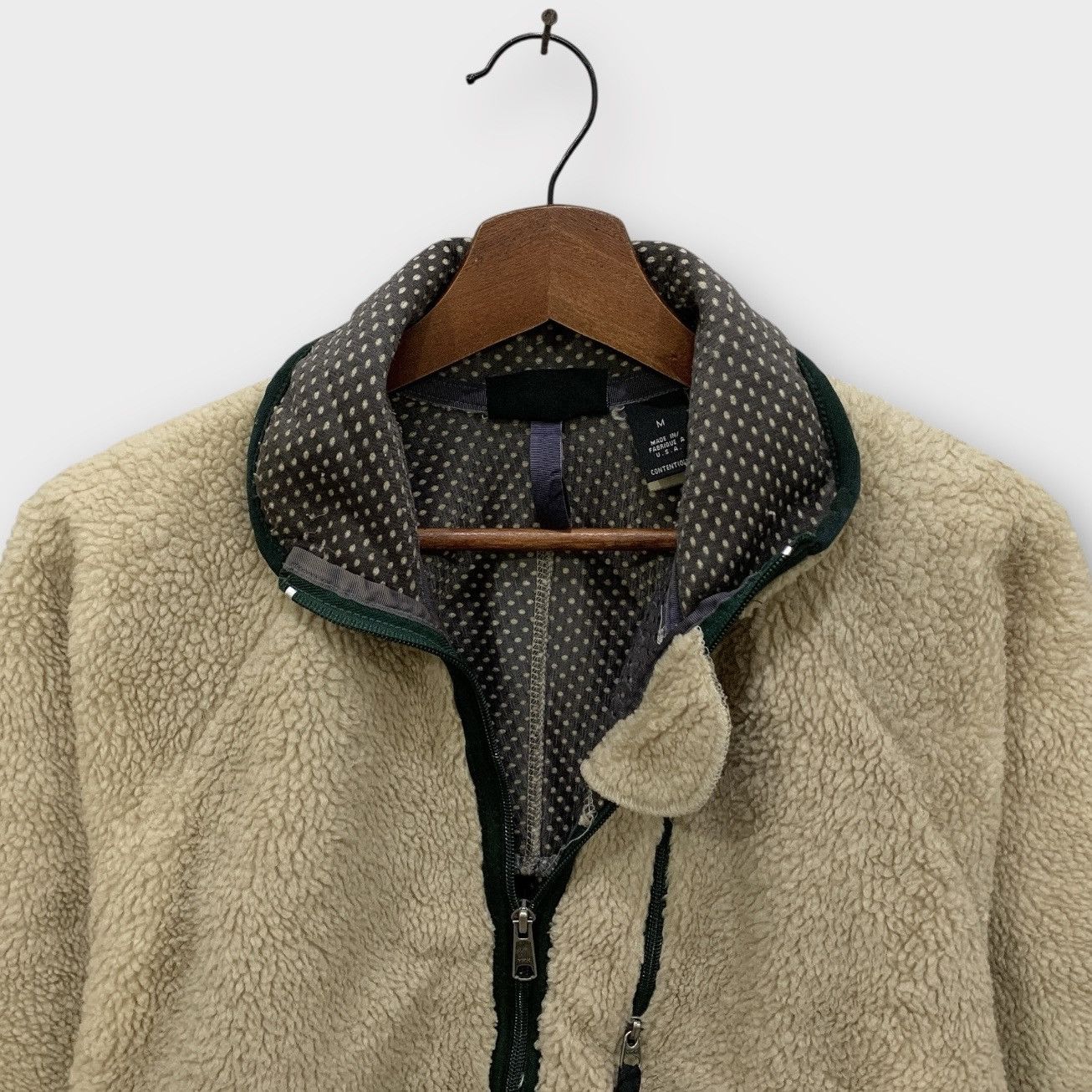 Patagonia Vintage 1997 Patagonia Sherpa Cream Deep Pile Retro Jacket Size US M / EU 48-50 / 2 - 6 Thumbnail
