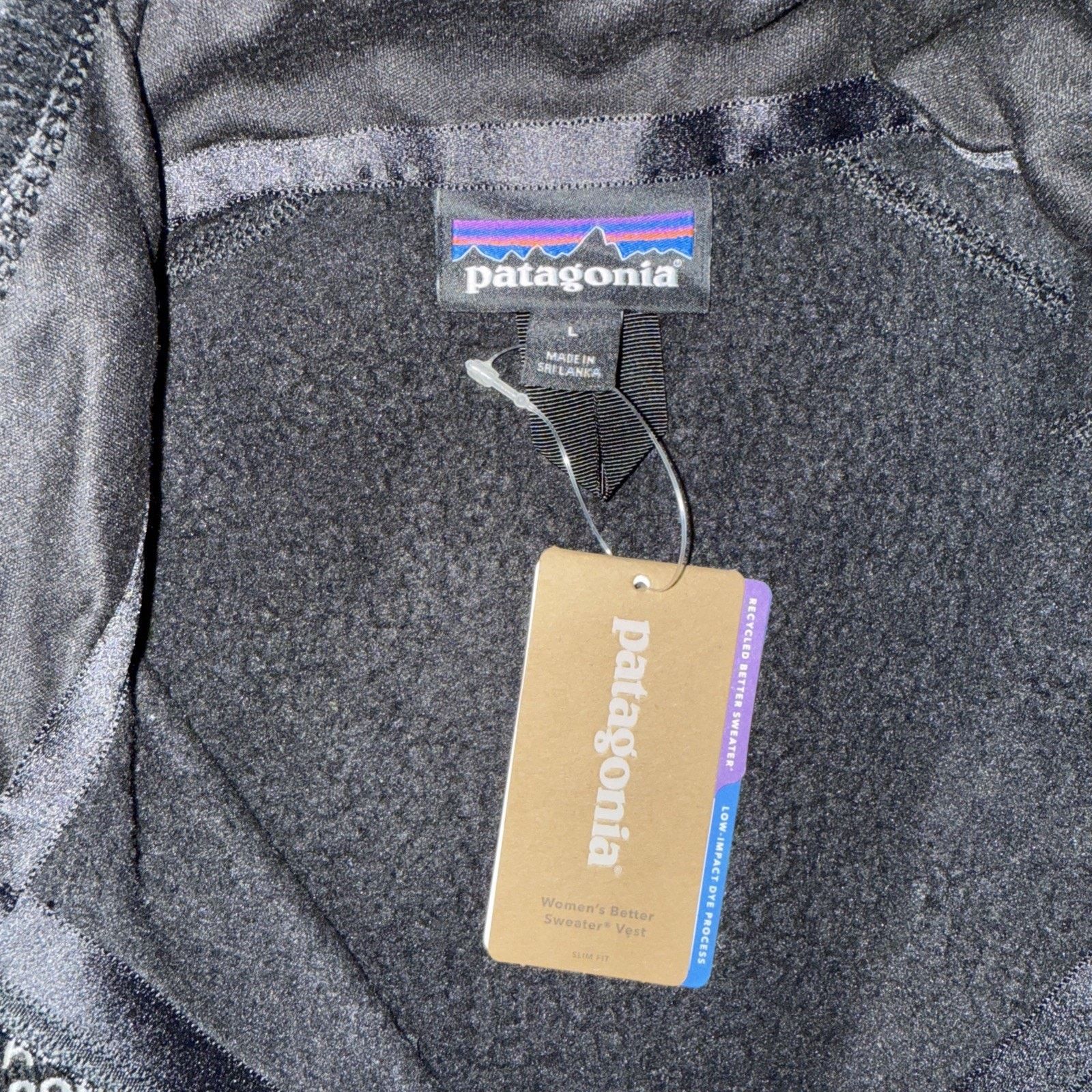 Patagonia Patagonia Better Sweater Vest Black Women’s Full Zip NWT Size L / US 10 / IT 46 - 8 Thumbnail