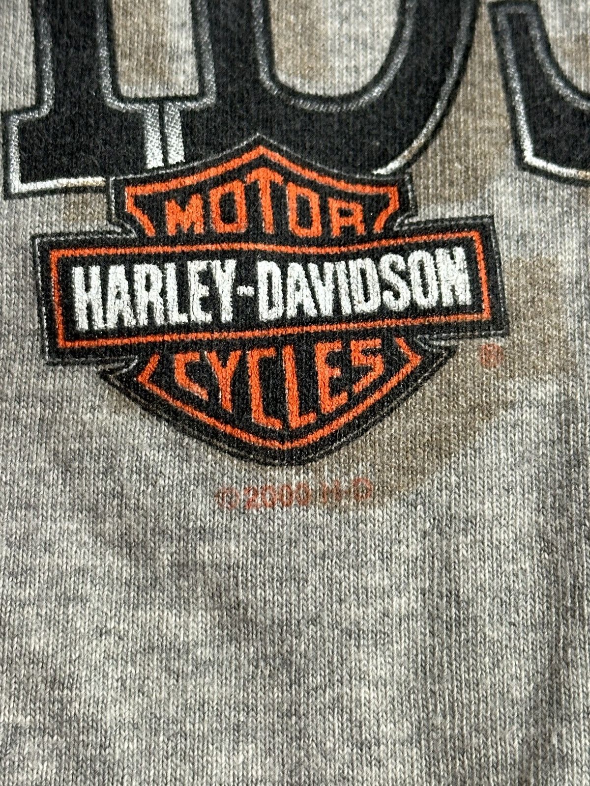 Harley Davidson × Vintage Vintage 2000 Harley Davidson Dubai Logo tank top T Shirt Size US M / EU 48-50 / 2 - 3 Thumbnail
