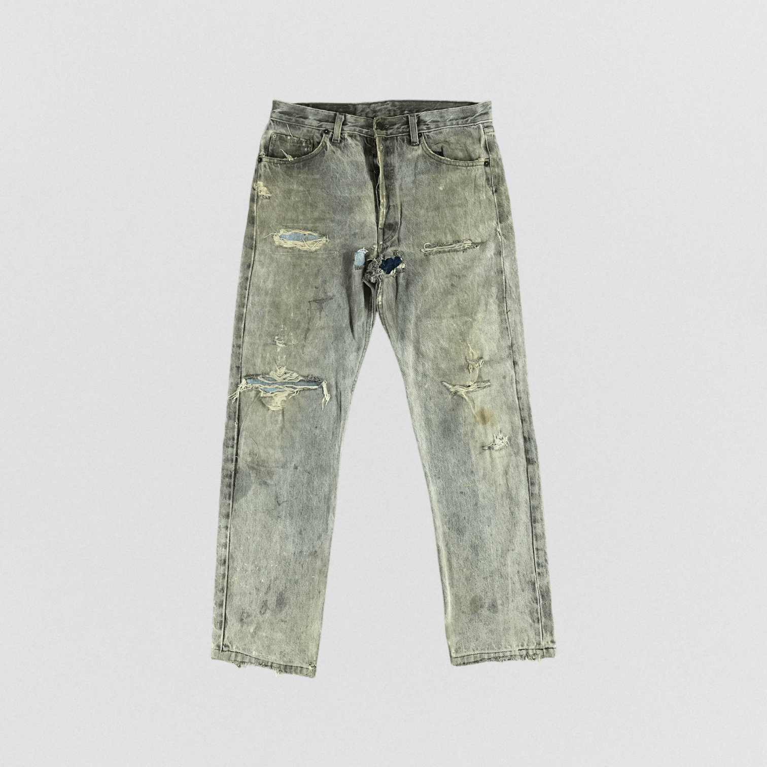 Levi's Vintage 90s Distress Levis 501 Jeans-JM2559 Size US 33 - 1 Thumbnail