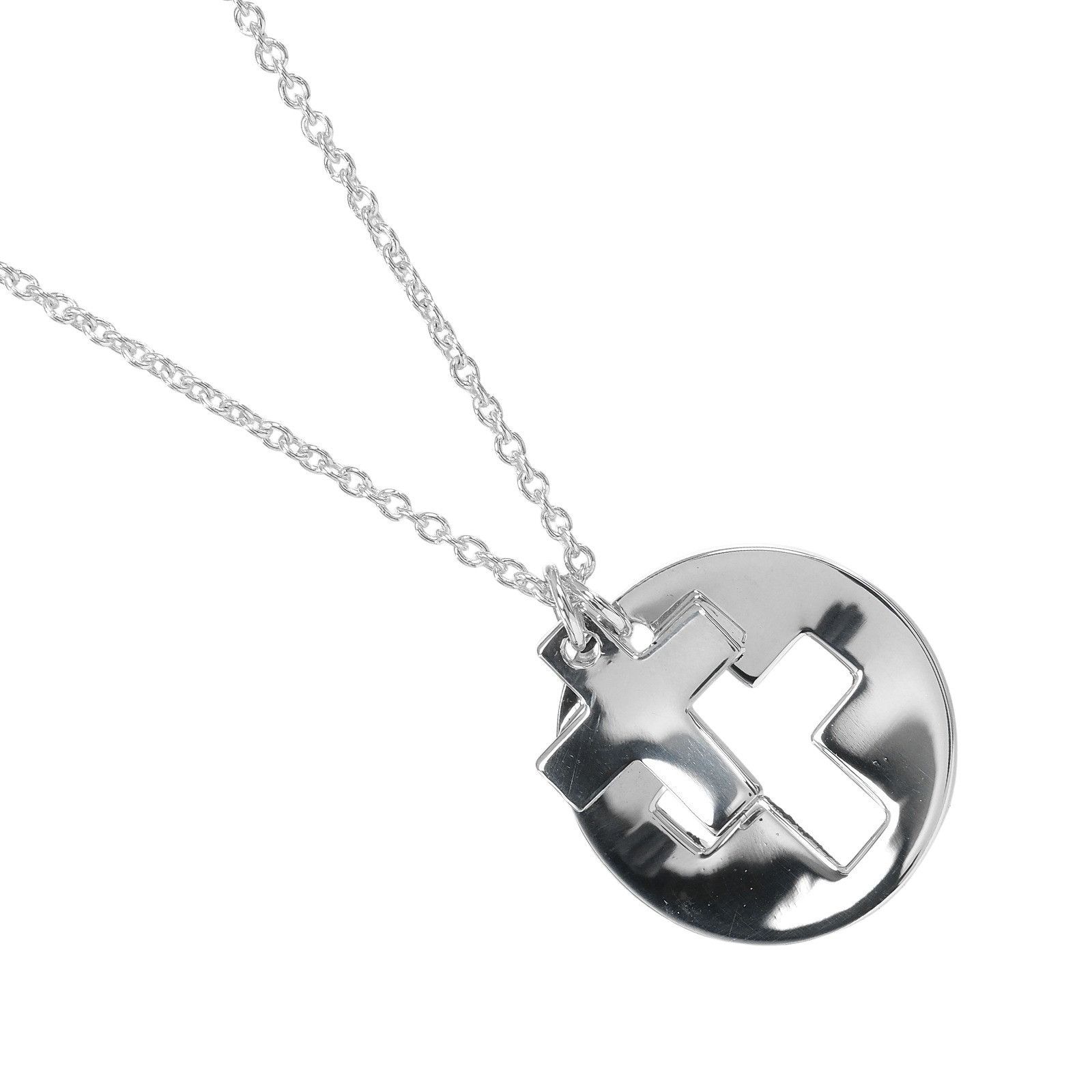 Tiffany & Co. Tiffany & Co. Tiffany Stencil Cross Silver 925 Necklace Metal Necklace DUTY FREE for USA Size ONE SIZE - 1 Thumbnail