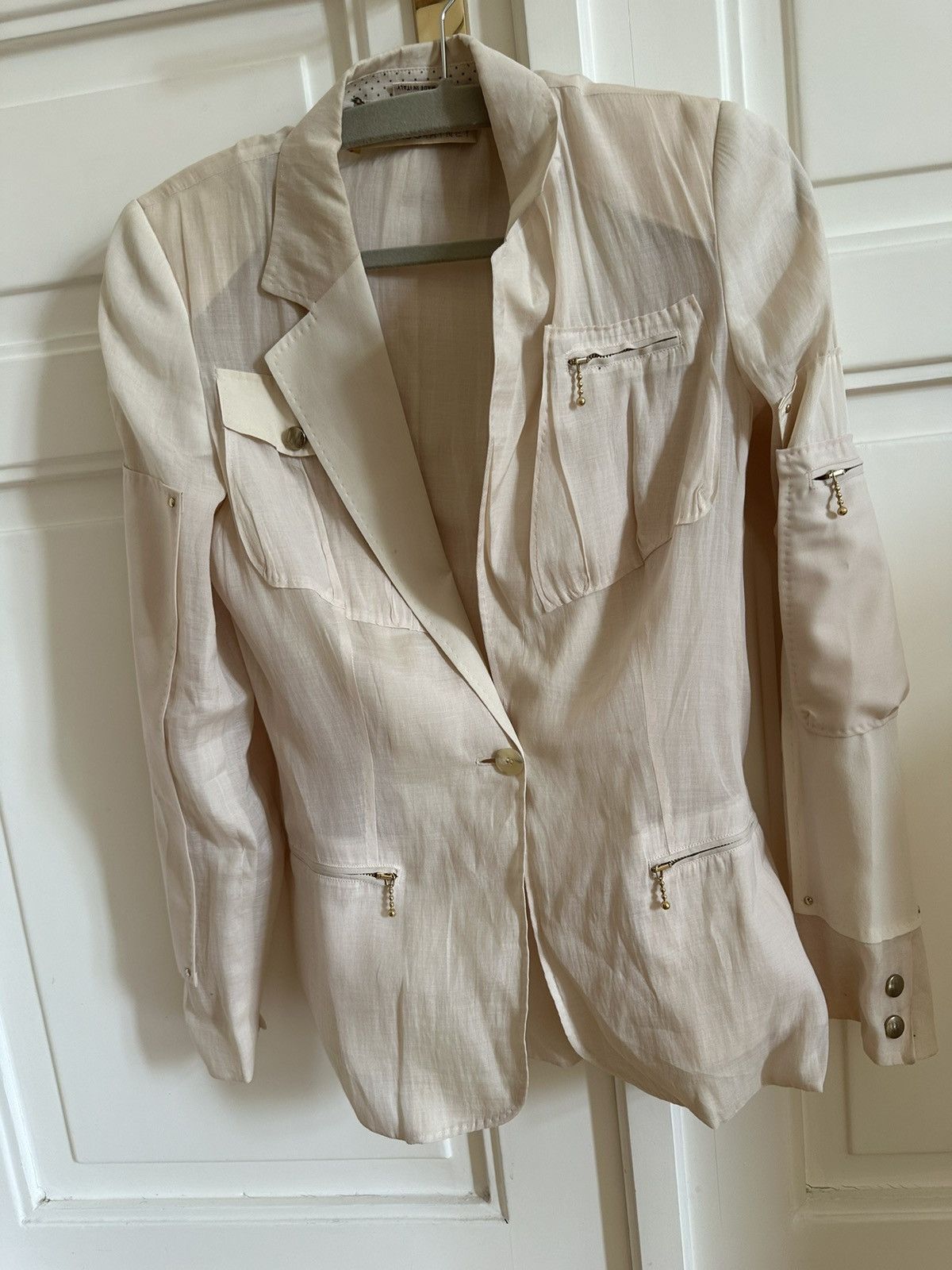 Stella McCartney Stella McCartney Linen Blazer Size S / US 4 / IT 40 - 1 Thumbnail