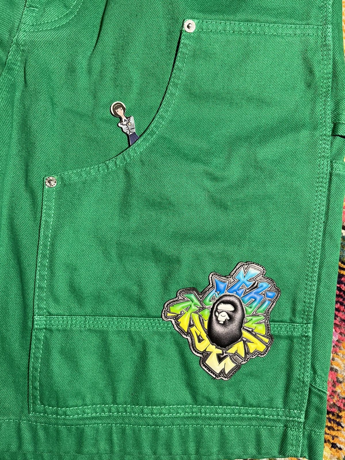 Bape Bape Japan Carpenter Shorts XL Size US 34 / EU 50 - 4 Thumbnail
