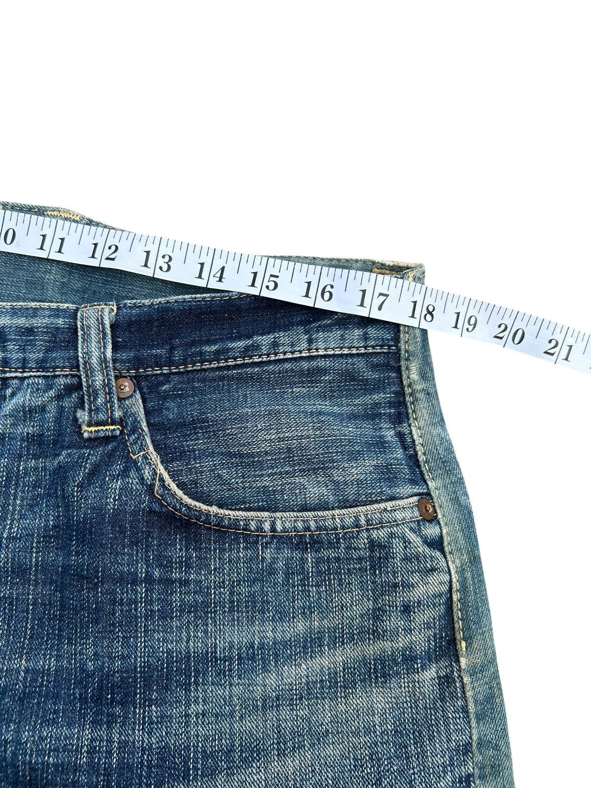 Maison MIHARA YASUHIRO MIHARAYASUHIRO X SUGAR CANE Selvedge Distressed Denim Jeans Size US 36 / EU 52 - 20 Thumbnail