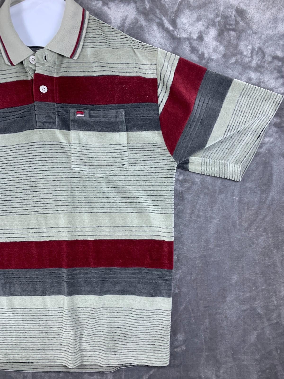 Designer Kevin Ninan Short Sleeve Polo Shirt XXL 3Tone Color (268) Size US XXL / EU 58 / 5 - 4 Thumbnail