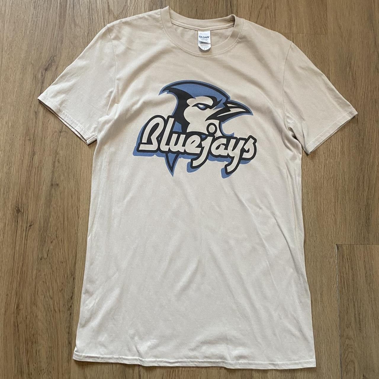 Gildan Blue Jays cream and blue cotton t-shirt #BlueJays Size US M / EU 48-50 / 2 - 1 Thumbnail