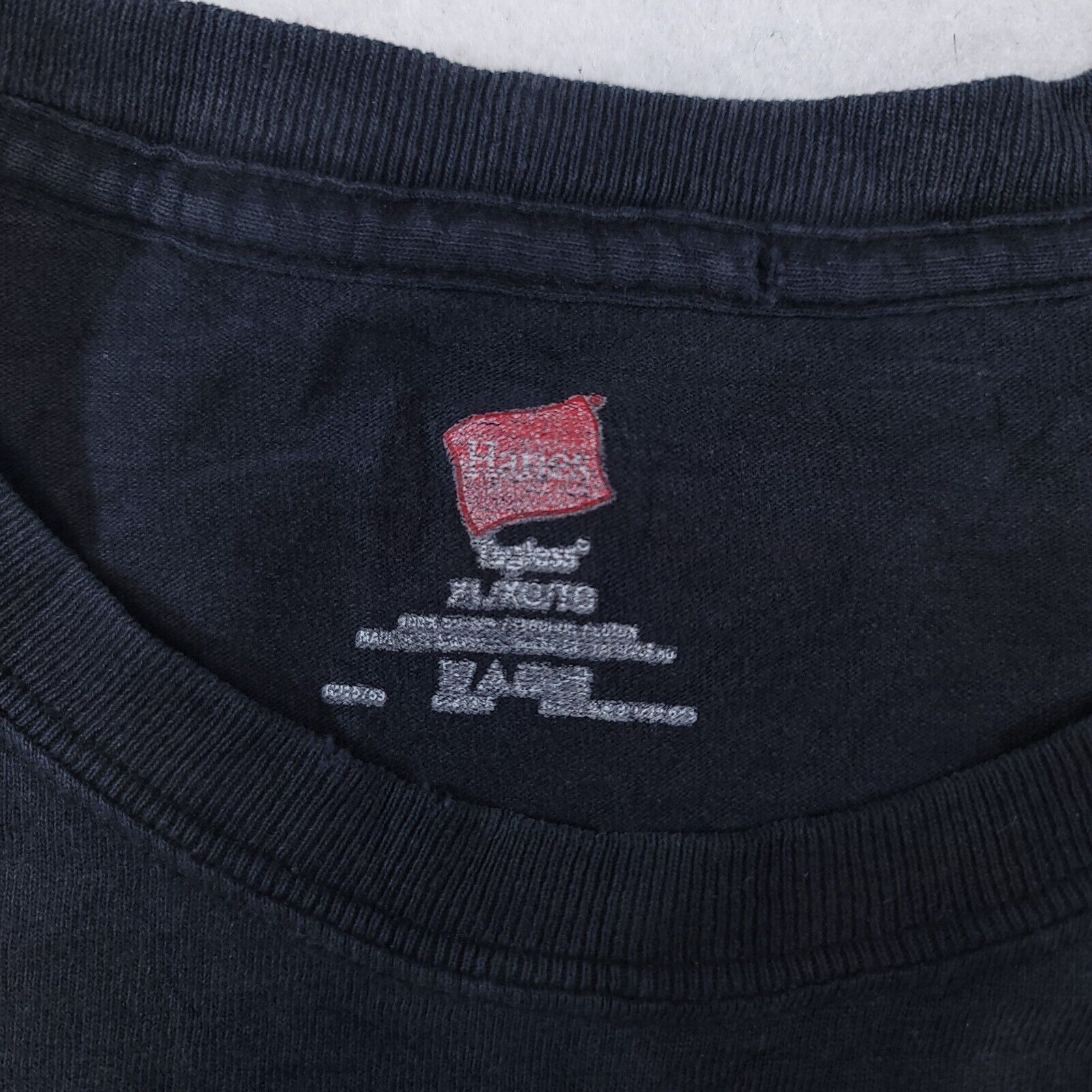 Hanes Hanes Wolf Pullover T Shirt Mens Size Extra Large XL Black Size US XL / EU 56 / 4 - 4 Thumbnail