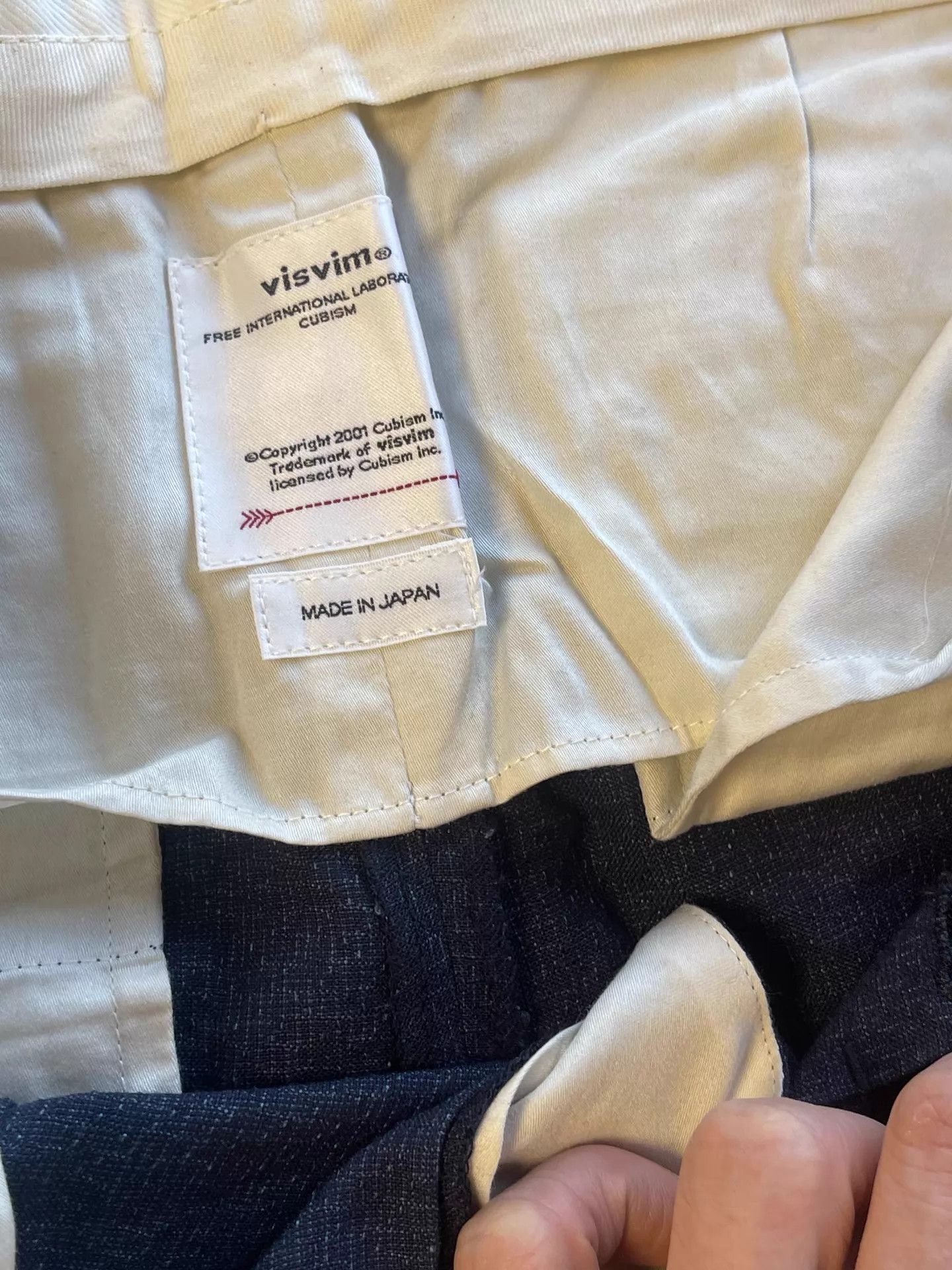 Vintage visvim mccloud slacks wool linen silk navy size 2 Size US 32 / EU 48 - 3 Thumbnail