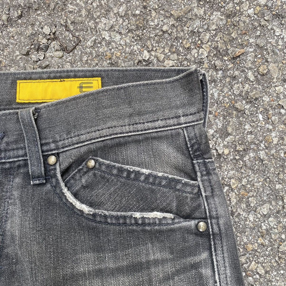 Japanese Brand Edwin E Function Engineered Denim Curved Leg Faded Jeans Size US 29 - 4 Thumbnail