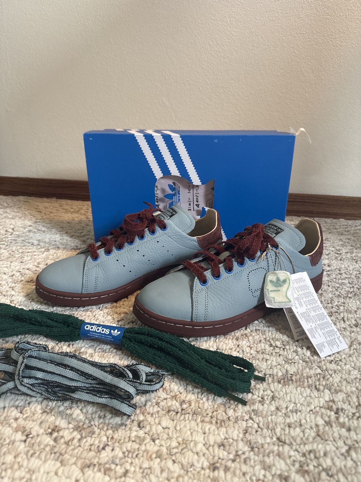 Adidas × Brain Dead Adidas x Brain Dead Stan Smith ‘Blue’ Size US 8.5 / EU 41-42 - 1 Thumbnail