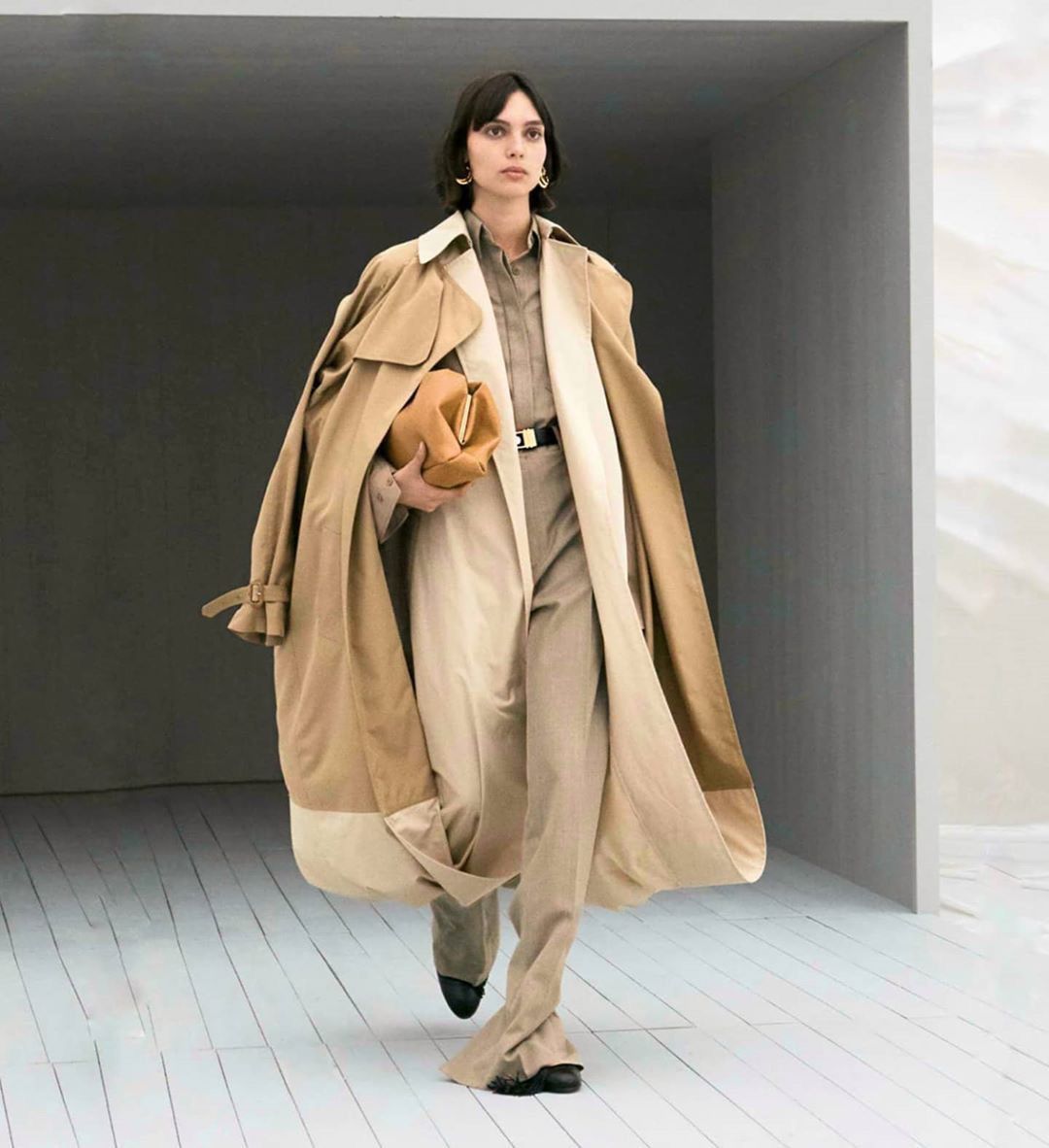 Celine Céline Phoebe Philo era double layered trend coat Size XS / US 0-2 / IT 36-38 - 7 Thumbnail