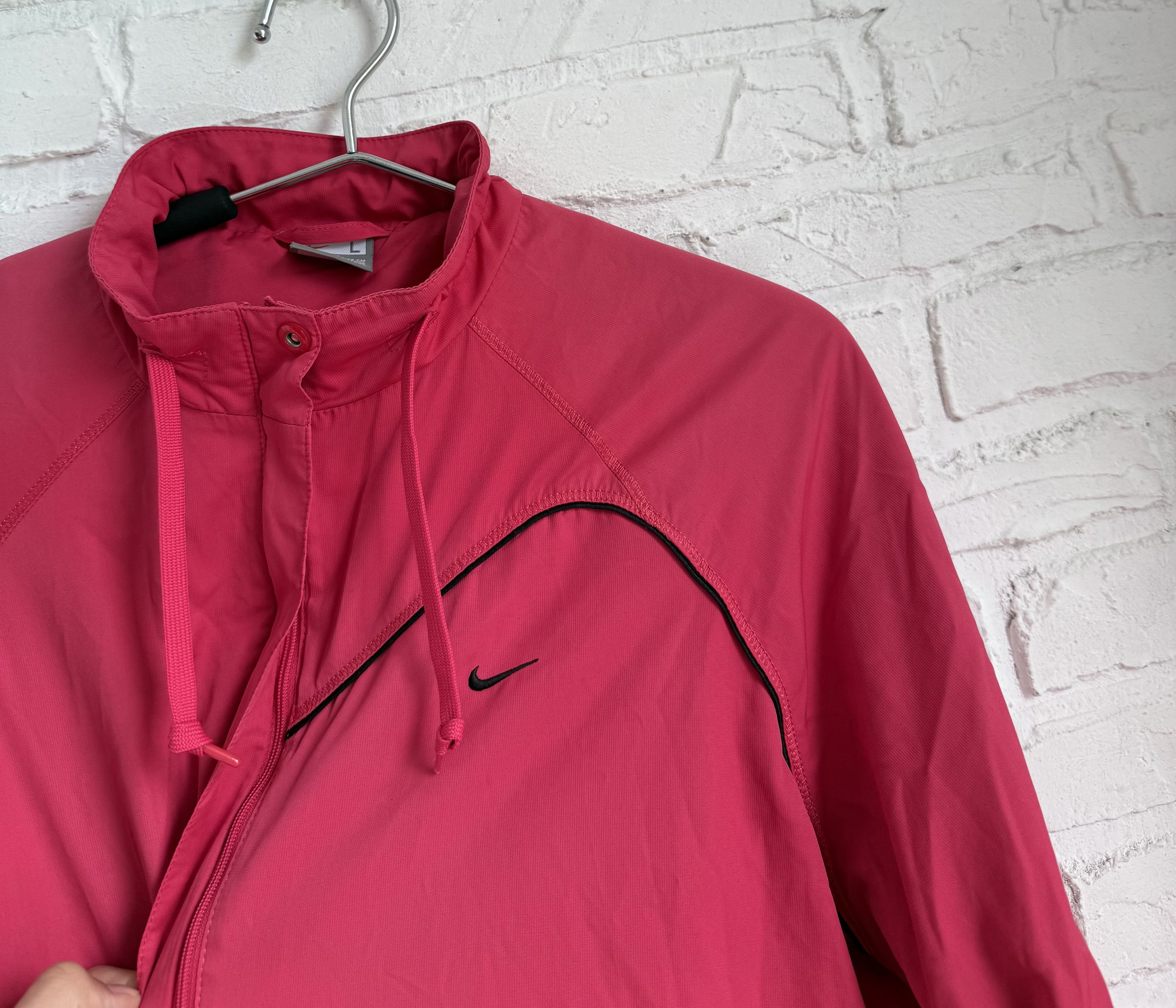 Nike Vintage Nike Tony Spackman Era Pink Technical Tennis Jacket Size L / US 10 / IT 46 - 2 Thumbnail
