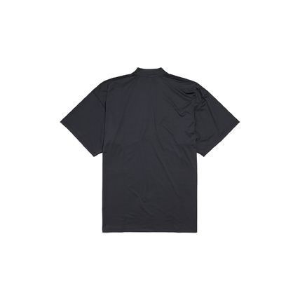 Balenciaga o1w1db10226 Activewear T-Shirt Large Fit in Black Size US L / EU 52-54 / 3 - 2 Thumbnail