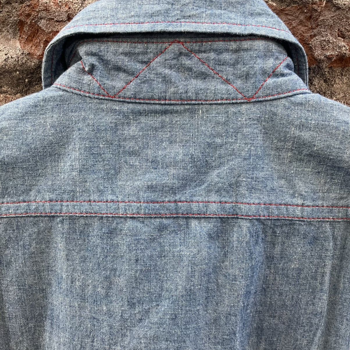Futura Futura Laboratories ‘You never cool’ chambray shirt Size US M / EU 48-50 / 2 - 8 Thumbnail