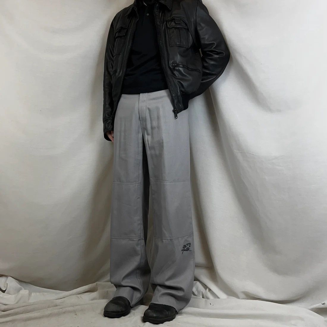 Raf Simons Raf Simons Embroidered Double Knee Pants - AW19 Size US 34 / EU 50 - 2 Thumbnail