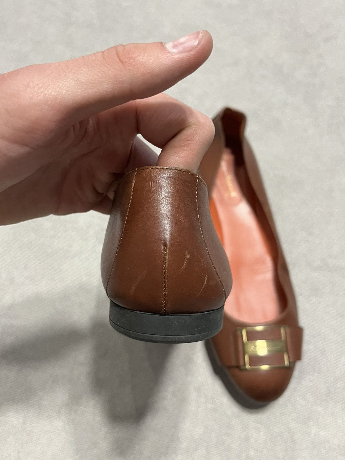Missoni Santoni Womens Leather ballet flats Shoes Vintage Sz 41 27cm Size US 11 / IT 41 - 5 Thumbnail