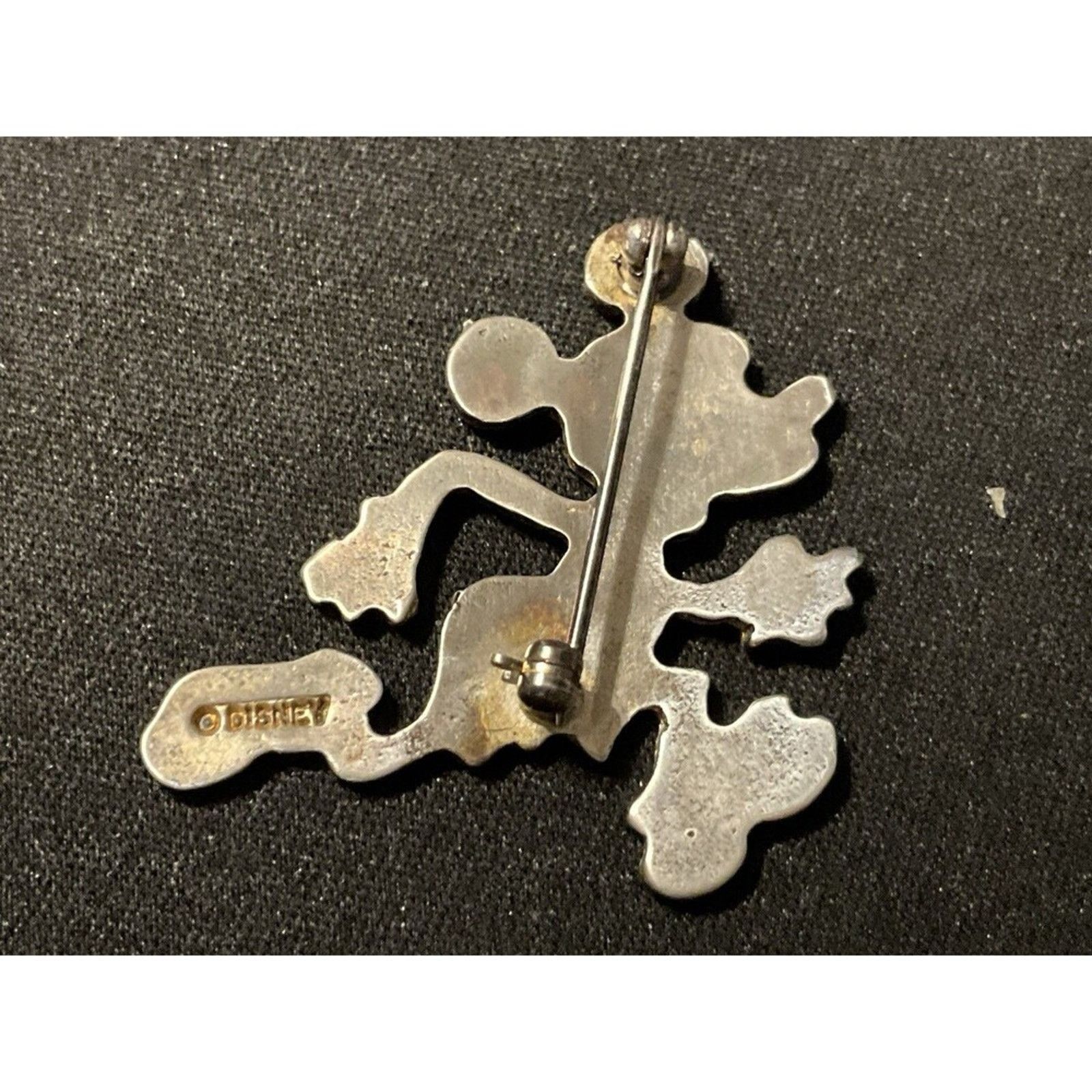 Disney 925 Sterling Silver Disney Mickey Mouse Vintage Brooch Size ONE SIZE - 4 Thumbnail
