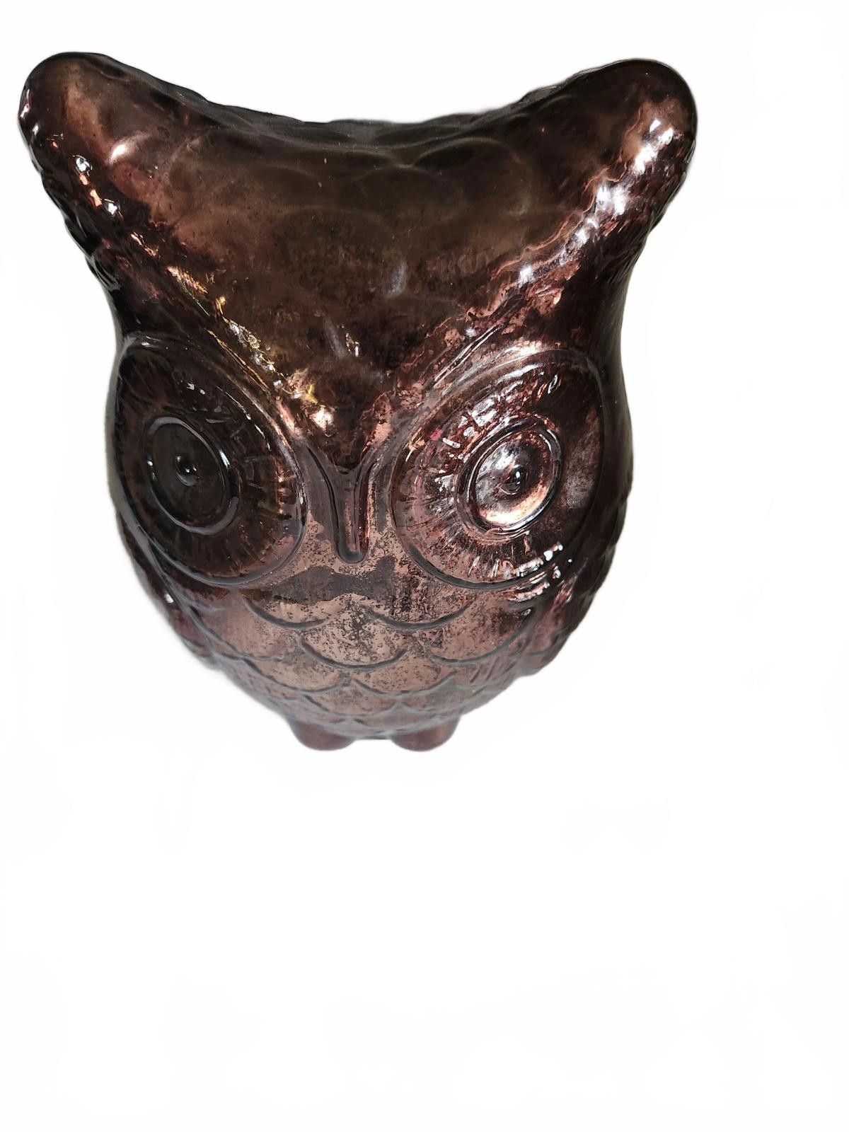Designer Kohls irredicent brown glass owl Size ONE SIZE - 1 Thumbnail