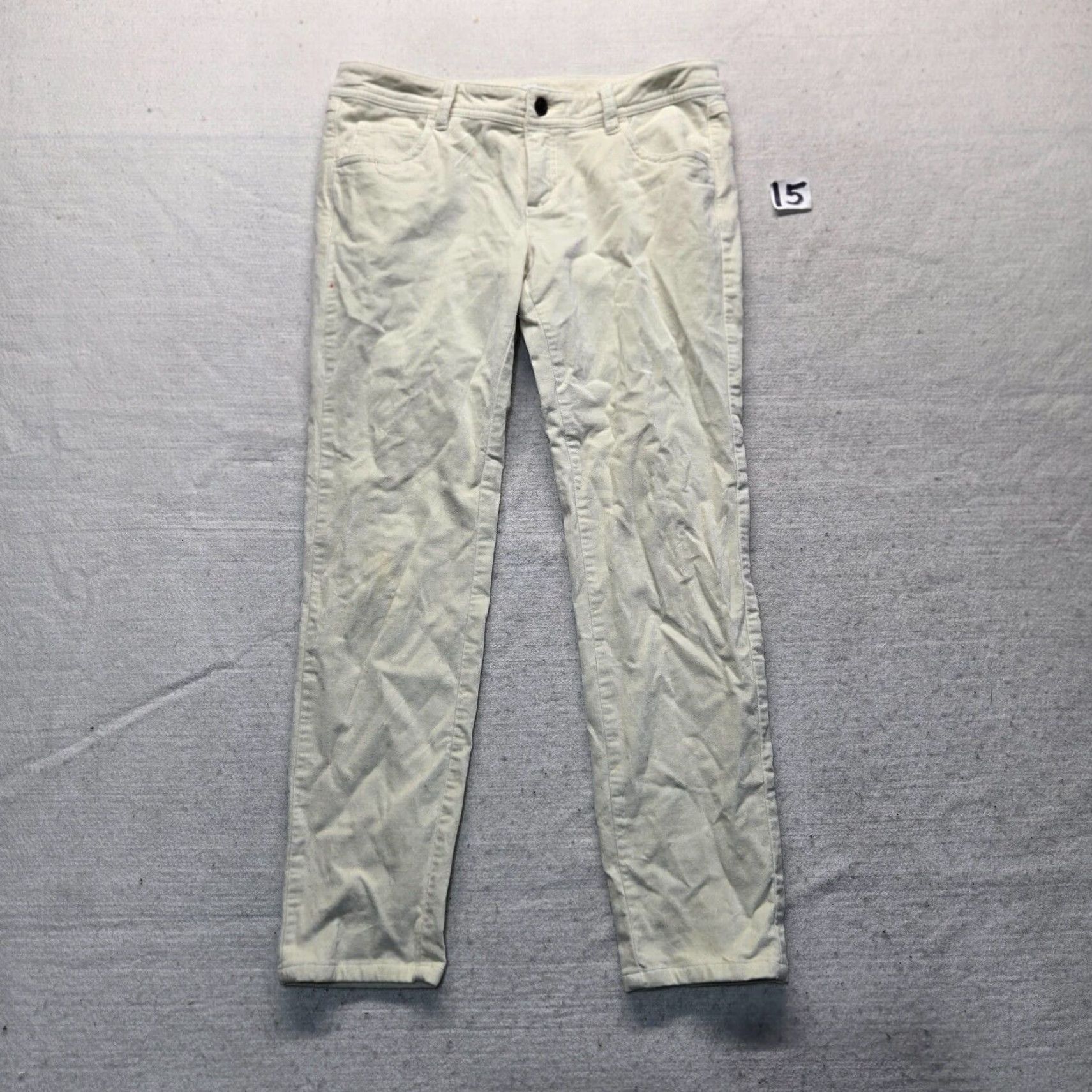 Vintage Garnet Hill Pants Chino Beige Adult Women Size 4 Petite Size 27" / US 4 / IT 40 - 2 Thumbnail