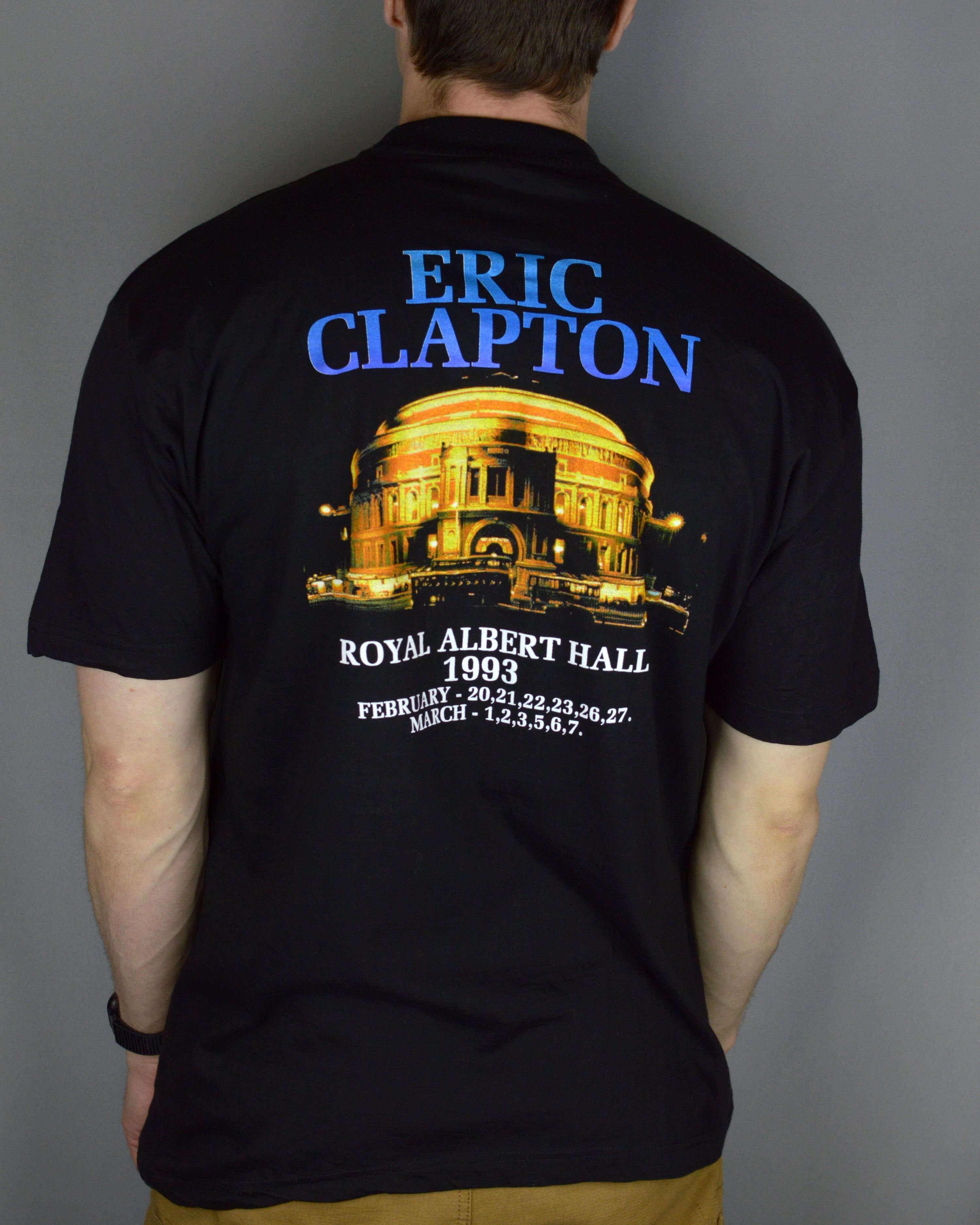 Vintage Vintage Eric Clapton Royal Albert Hall 1993 t shirt Size US L / EU 52-54 / 3 - 2 Thumbnail
