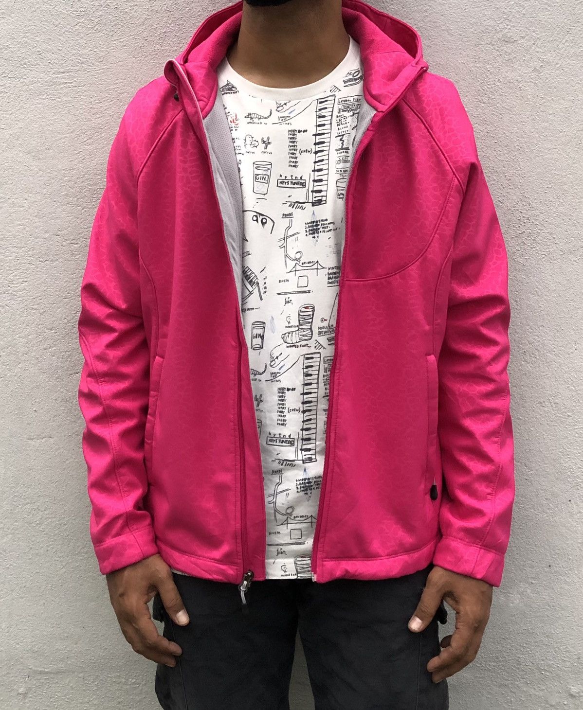 Japanese Brand Kirkland Signature Softshell Lined Fleece Hoodie Jacket Size US M / EU 48-50 / 2 - 8 Thumbnail