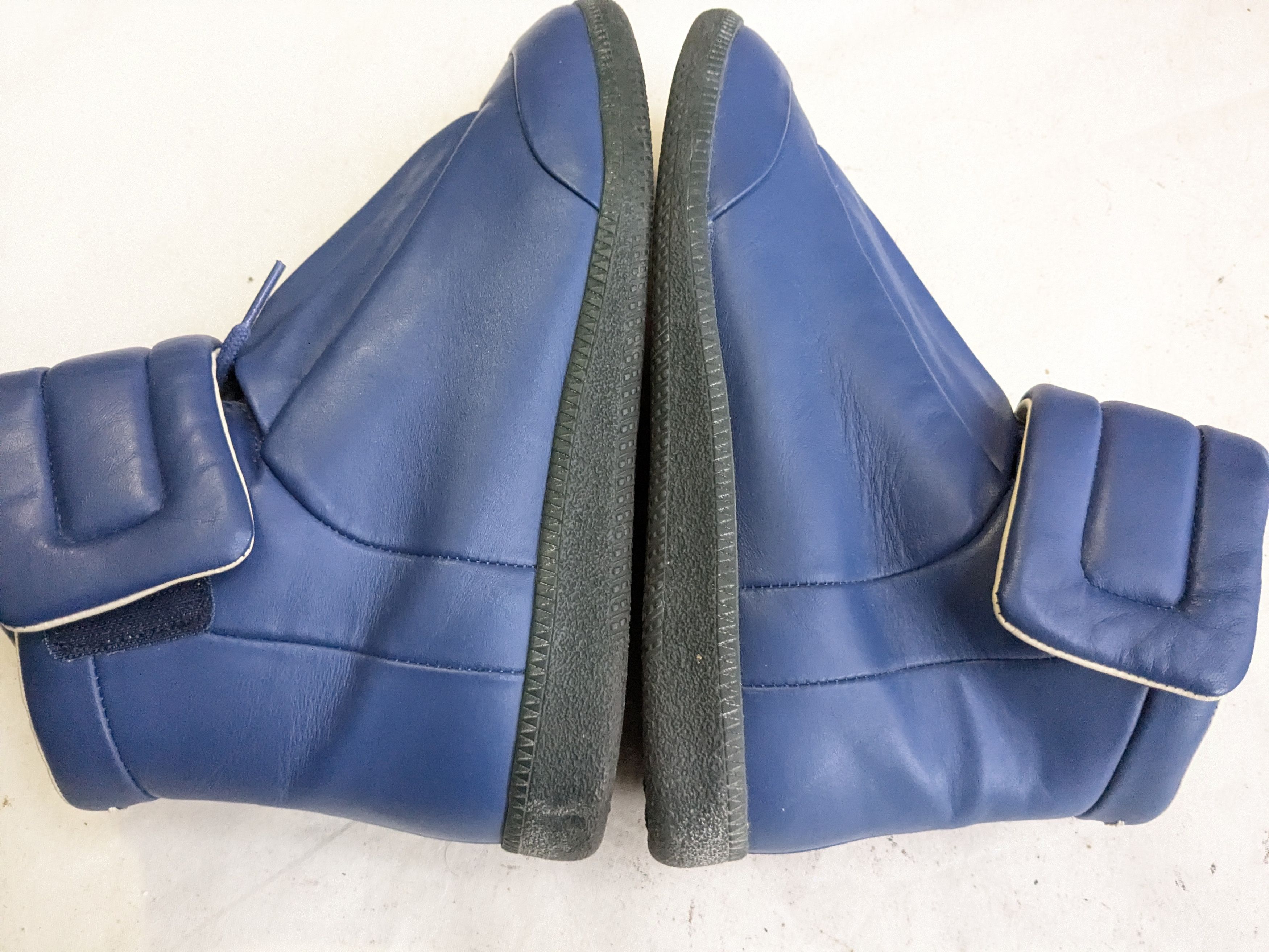 Maison Margiela Maison Margiela Future Blue 8 41 High Tops Leather Size US 8 / EU 41 - 11 Thumbnail